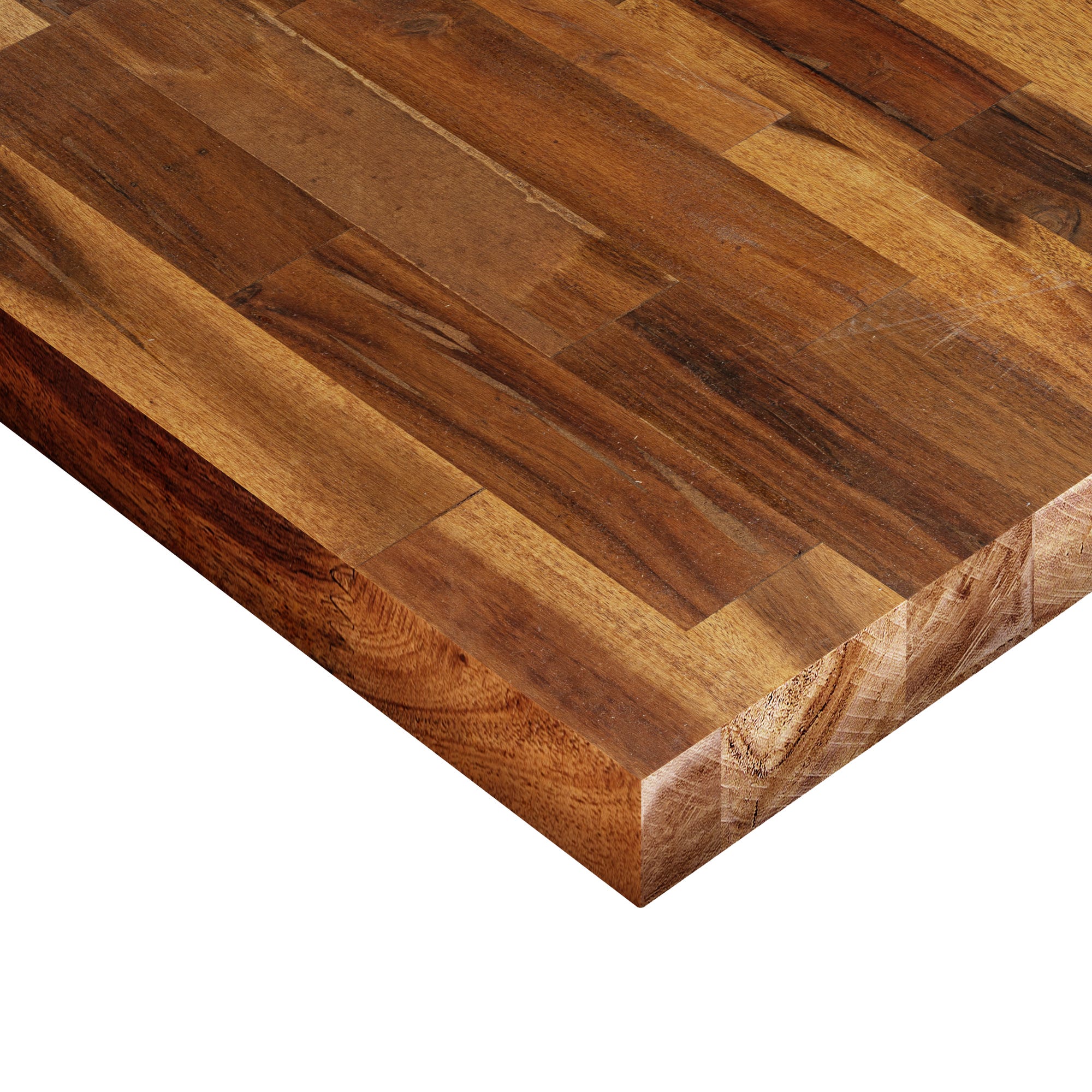Piano cucina in legno acacia L 250 x P 65 cm, spessore 3.6 cm