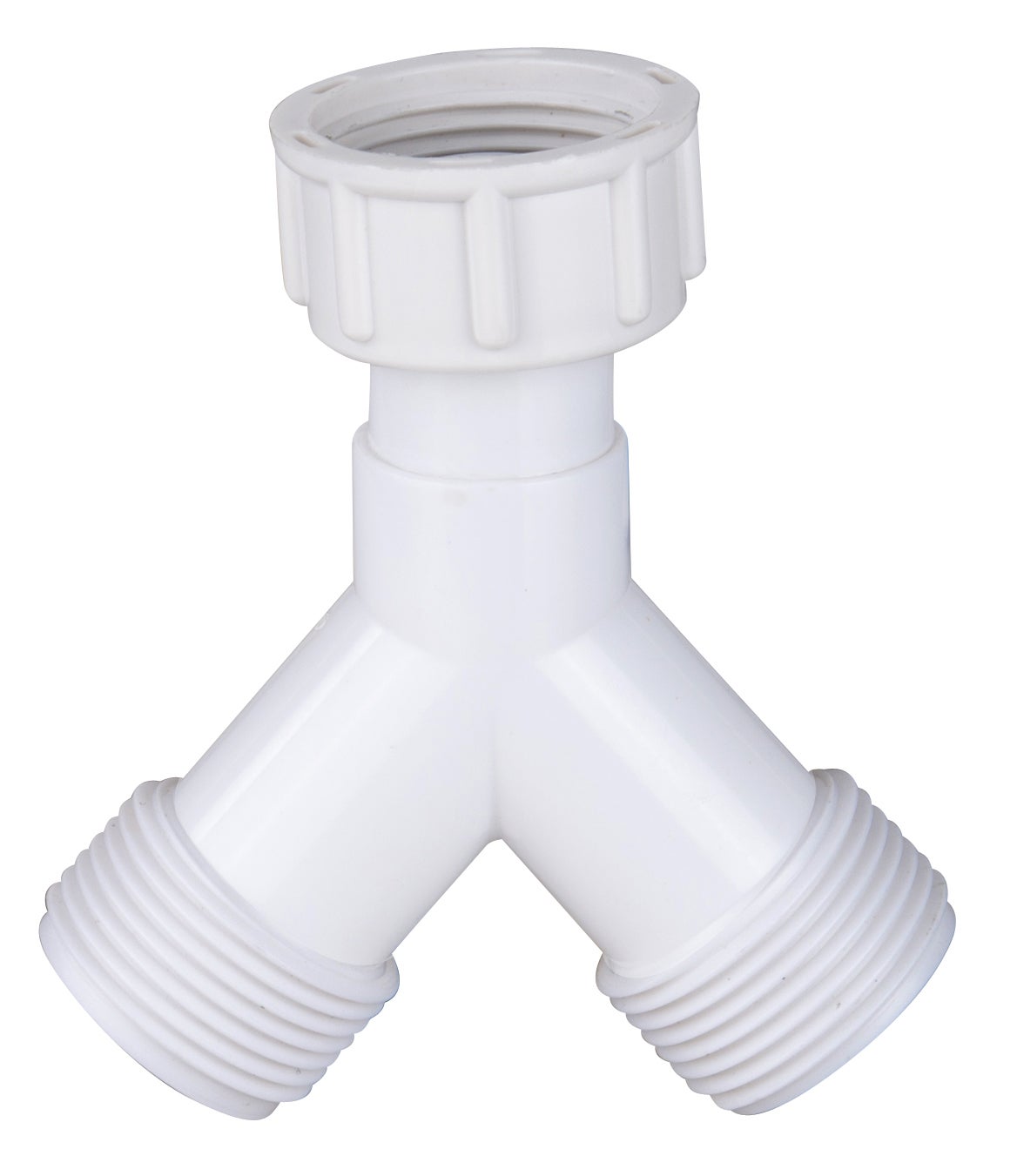 Raccordo a Y bianco 3/4 x 3/4 x 3/4 per tubo carico lavatrice