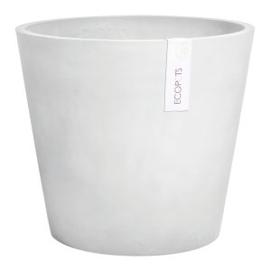 Vaso in vetro bianco - Ø33 H33