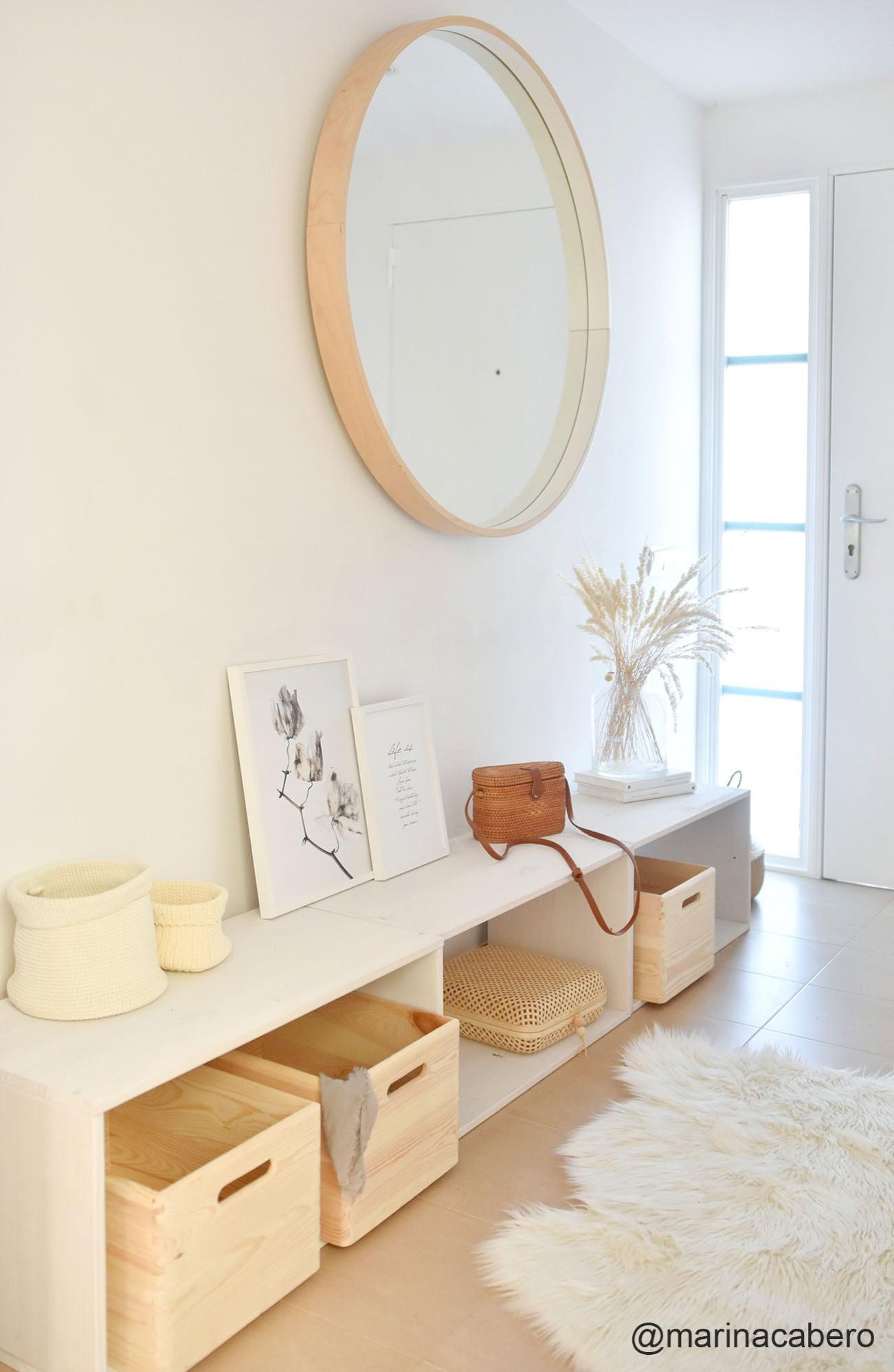 Scatola Compactor In Legno Di Pino - 40x30x14 Cm, Grezzo, Per Archiviazione - Foto 4