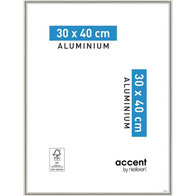 accent by nielsen Cornice in Legno Apollon, 50x50 cm, bianco