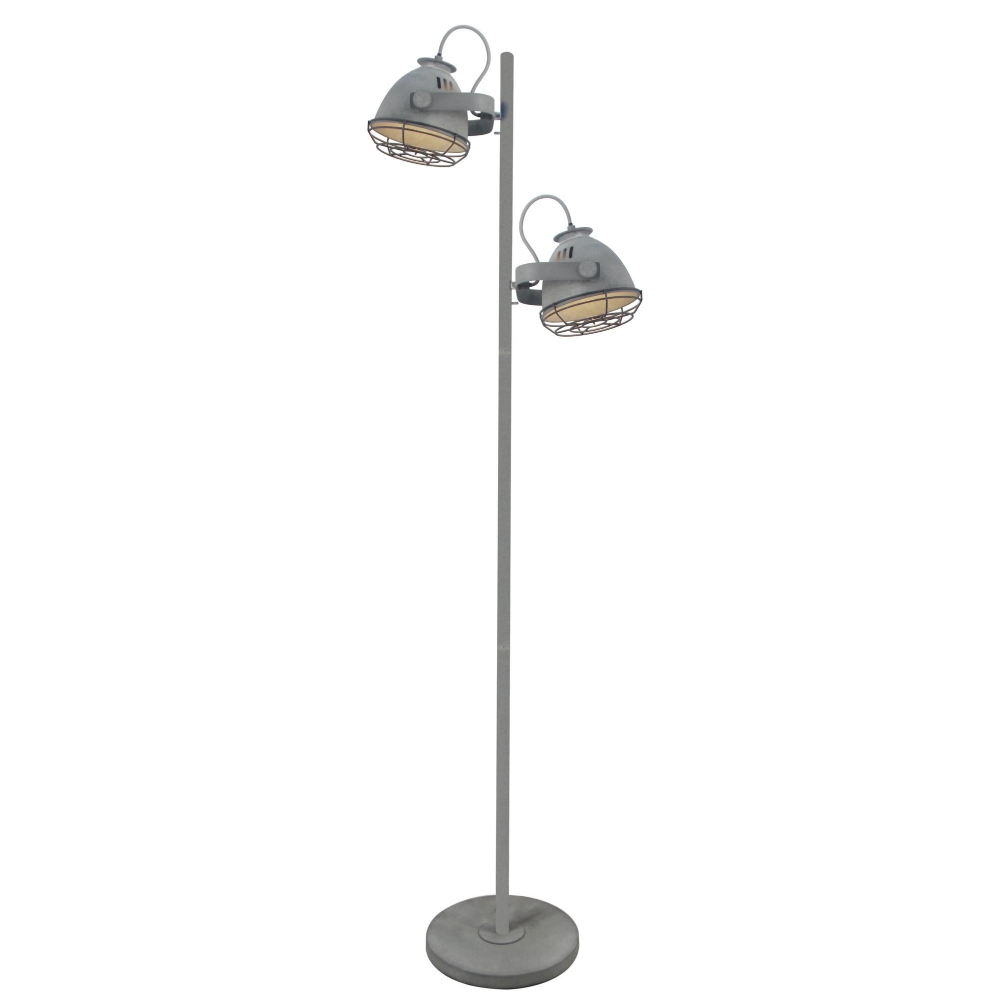 Lampada Da Terra LEDKIA Ethan In Metallo Nero, Con Luce Di Lettura Orientabile, Attacchi E27 E G9, Altezza 174 Cm, Per Salotto E Ufficio