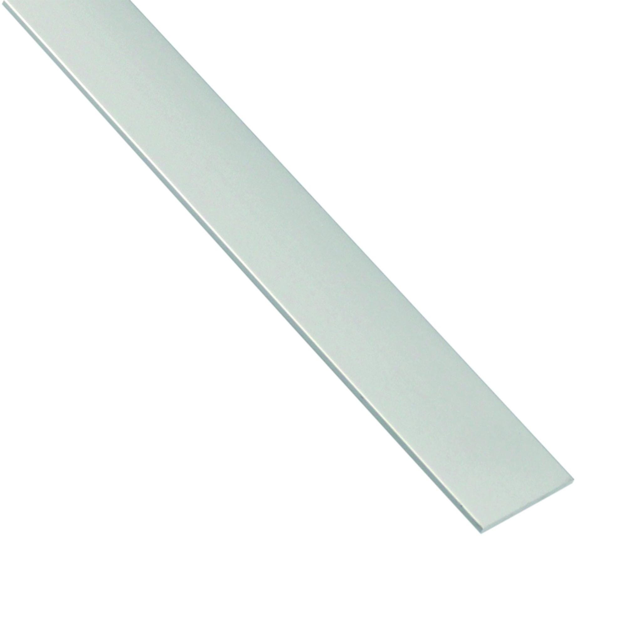Profilo Piatto ARCANSAS In Alluminio Anodizzato Argento Satinato L2m L15xsp2xh2 Mm 32015193 Profilo Piatto ARCANSAS In Alluminio Anodizzato Argento Satinato L2m L15xsp2xh2 Mm 32015193