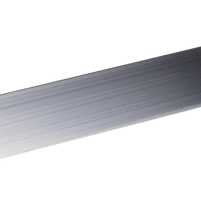 Profilo piatto STANDERS in alluminio grigio L 1 m 3x40 mm