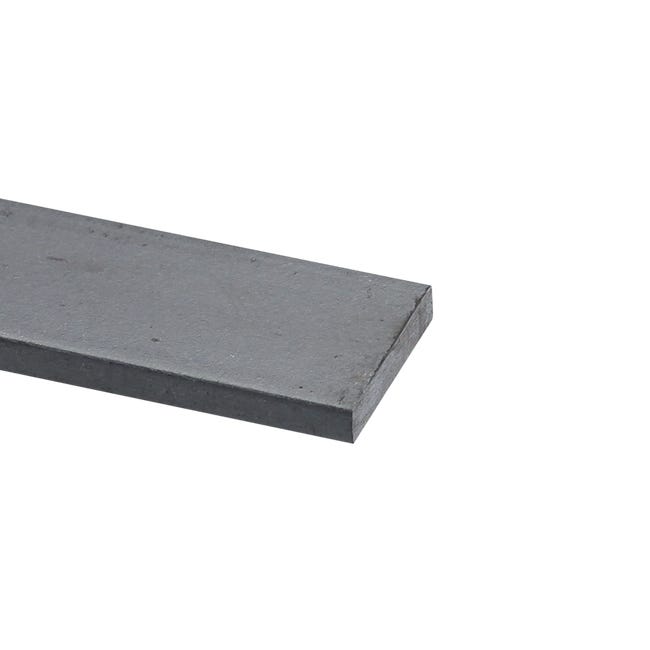Profilo piatto STANDERS in alluminio grigio L 2.6 m 2x35 mm