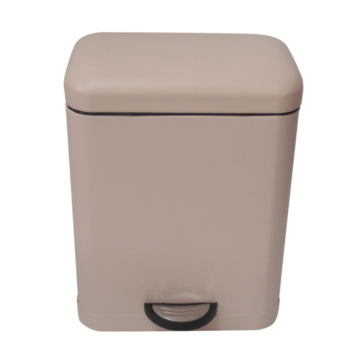 Cestino Per Bagno Cesun 8 Litri In Acciaio Inox Nero Opaco, Sottile E Senza Coperchio, Per Ufficio E Spazi Stretti