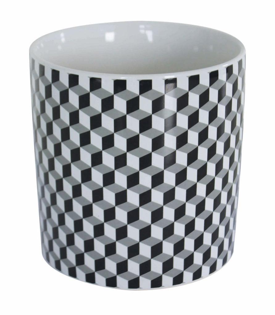 Portaposate In Ceramica Nero 17,6x10,1 Cm - Organizzatore Utensili Da Cucina Moderno | Design Elegante - Foto 5