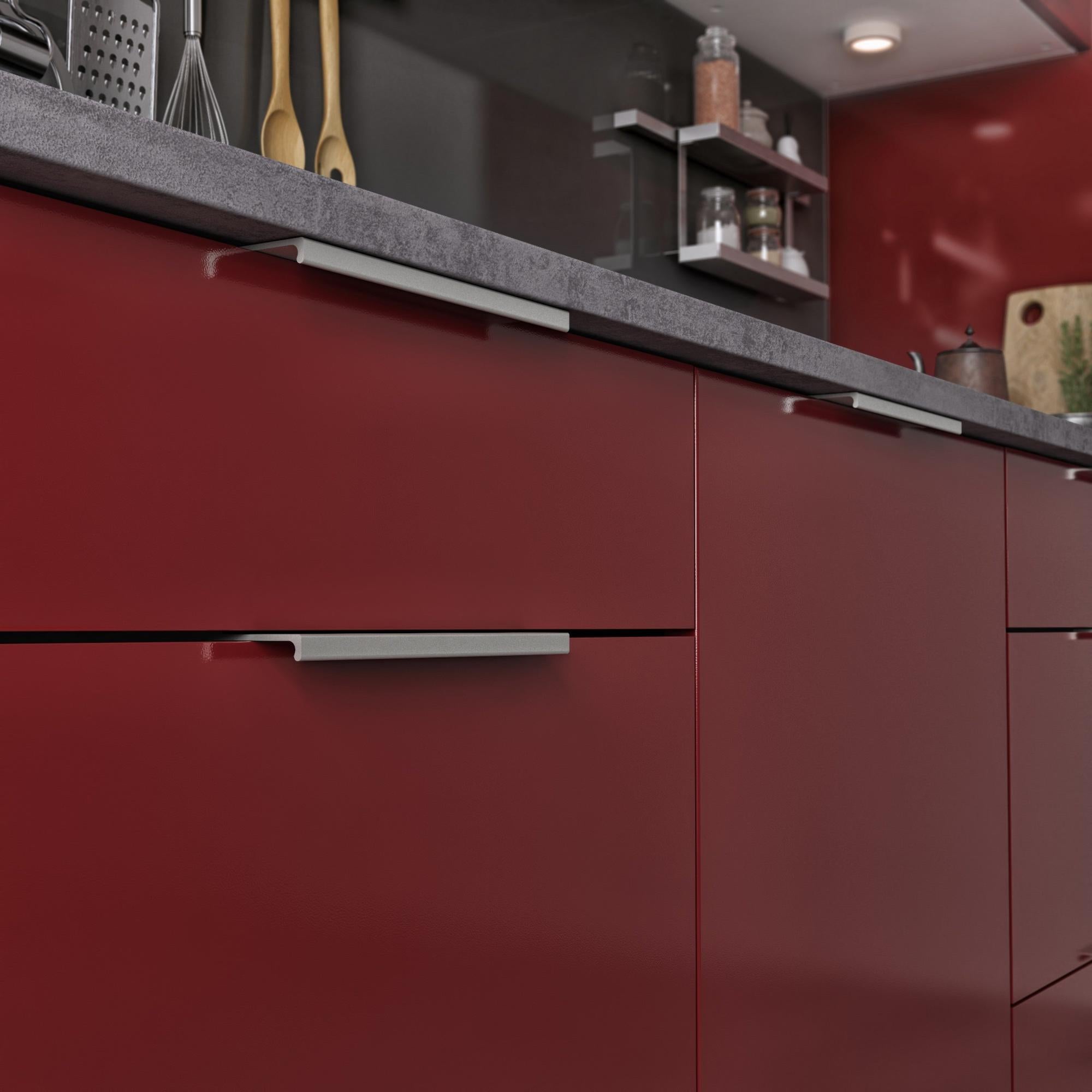 Mountney M32 M311B m Range Volante, con Centro in Alluminio anodizzato Nero, 3 Razze in Pelle Nera,320 mm in Formato