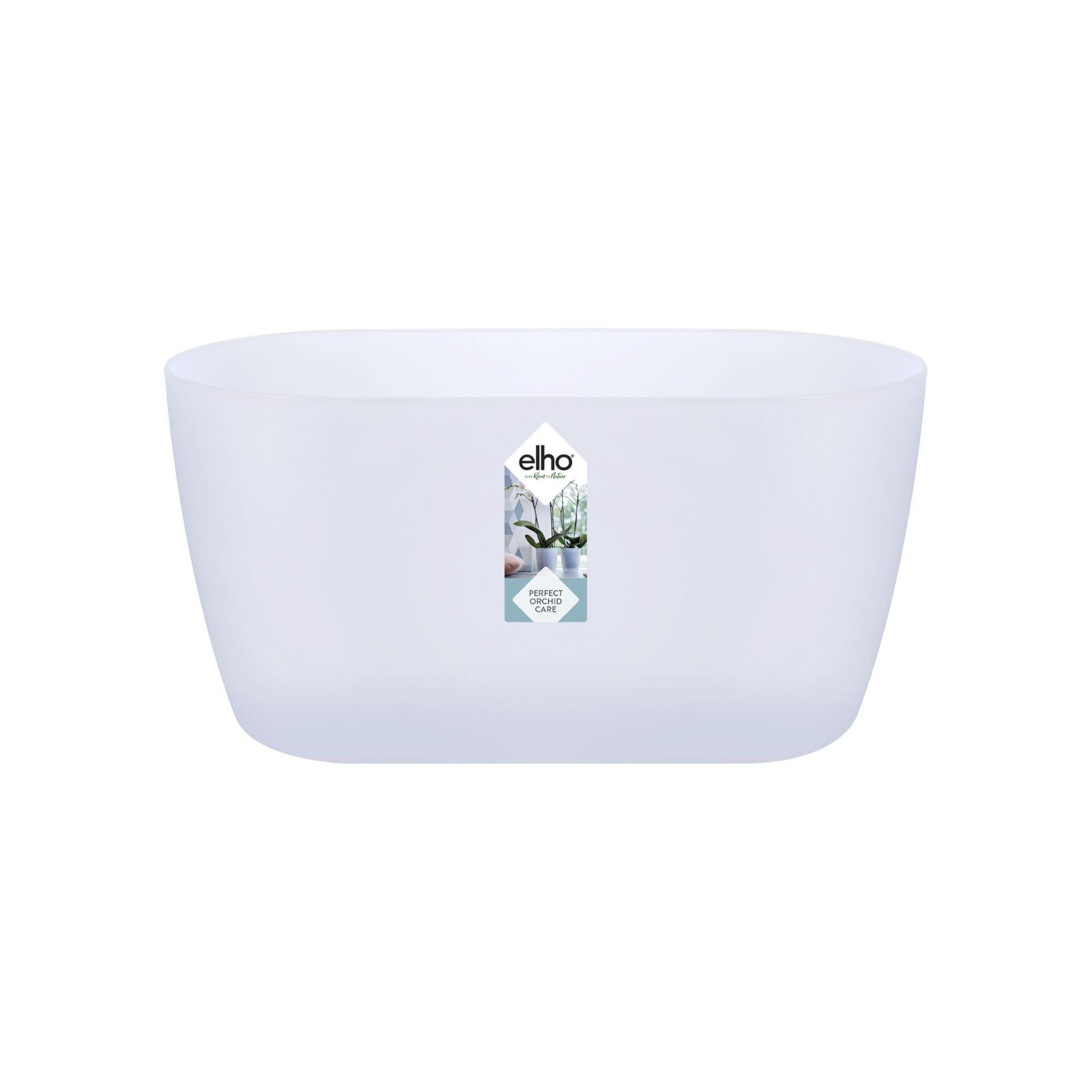 Coubi Coprivaso Quadrato Per Orchidee – 13x13x16.5 Cm, Trasparente, In Plastica UV Resistente