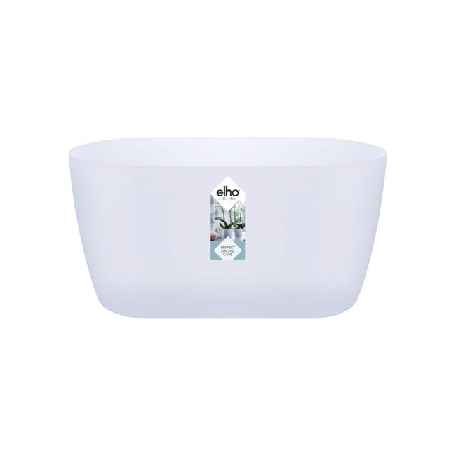 Coubi Coprivaso Quadrato Per Orchidee – 13x13x16.5 Cm, Trasparente, In Plastica UV Resistente