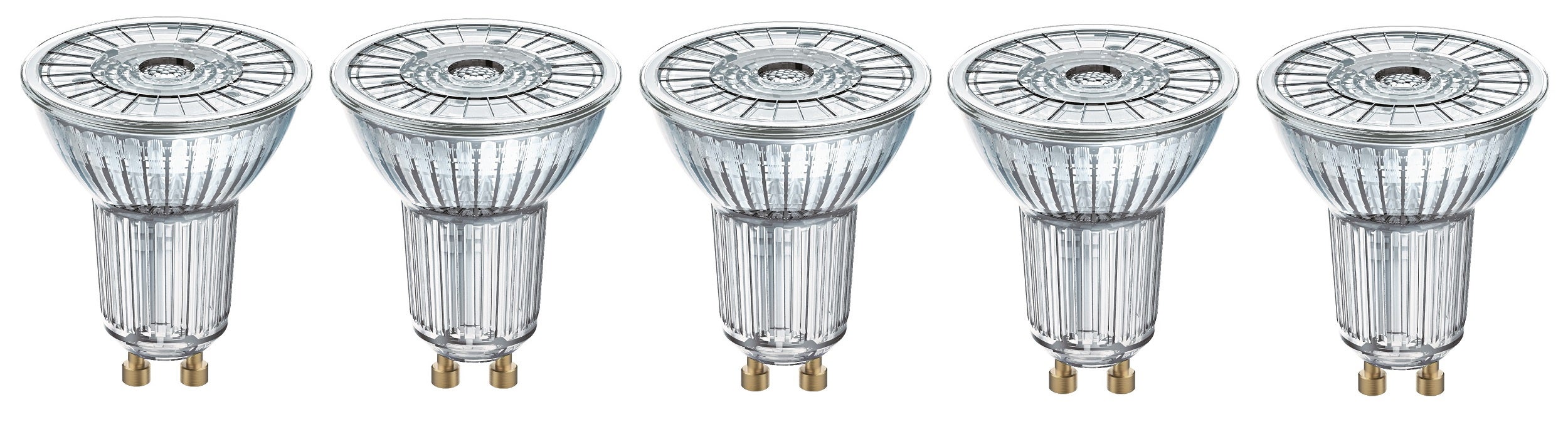 Lampadina LED, faretto, trasparente, luce calda, 35W=350LM (equiv 35 W),  36° dimmerabile, OSRAM