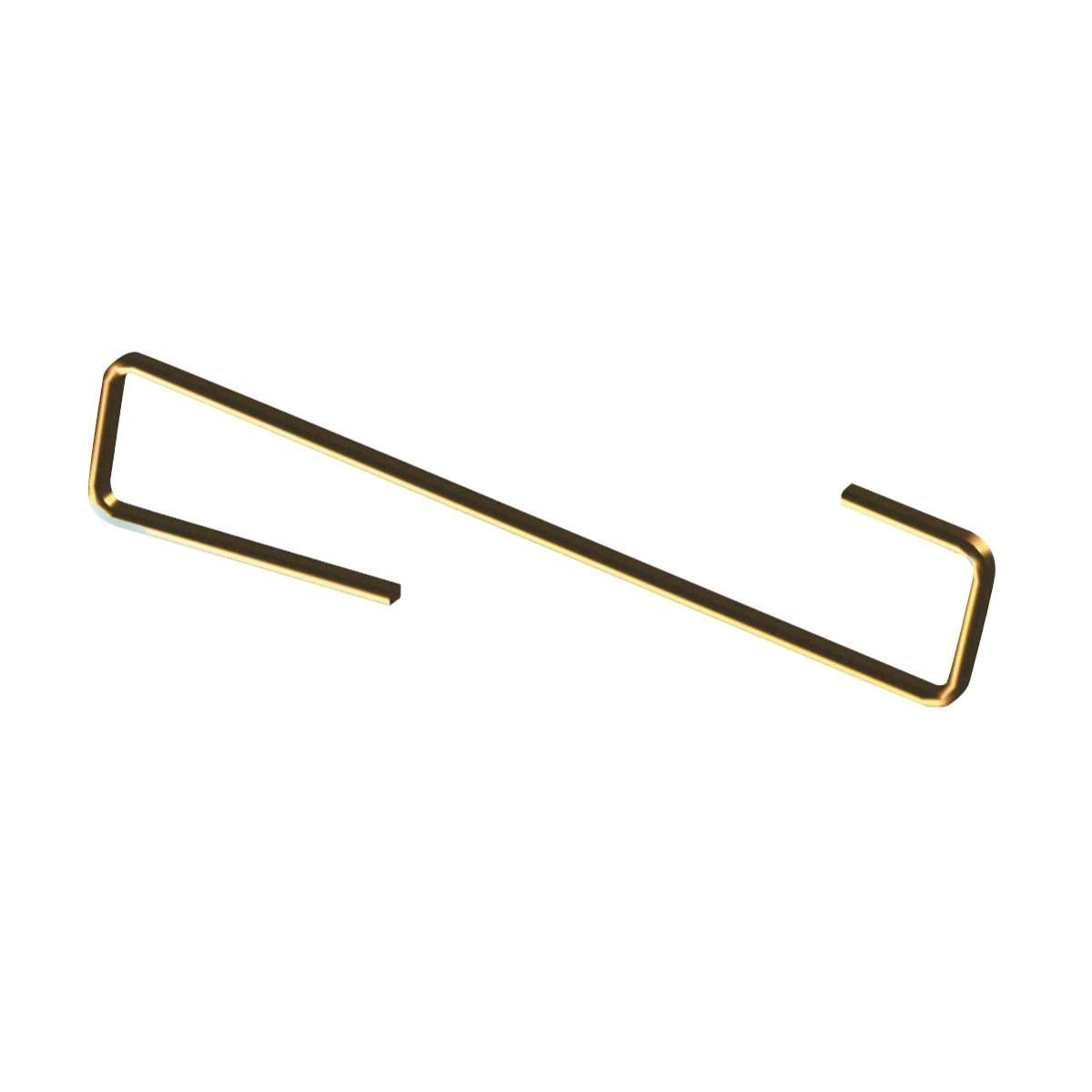 Gancio in acciaio satinato L 2.15 x H 4.9 cm | Leroy Merlin