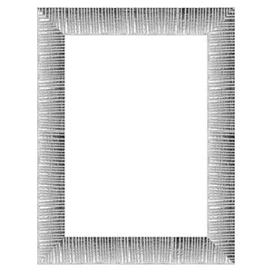 Cornice INSPIRE Brilla argento lucido per foto da 35x50 cm