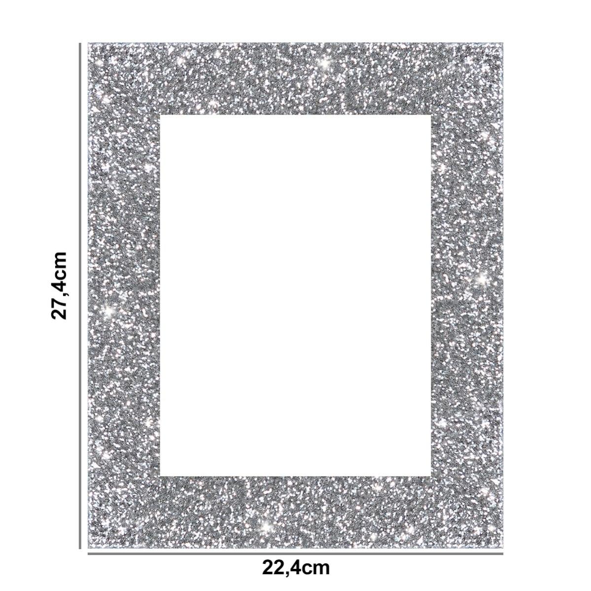 Zep Srl Cornice Da Tavolo LARINO In Silver Plated - Formato 15x20 - Artigianale Italiana Con Retro In Legno