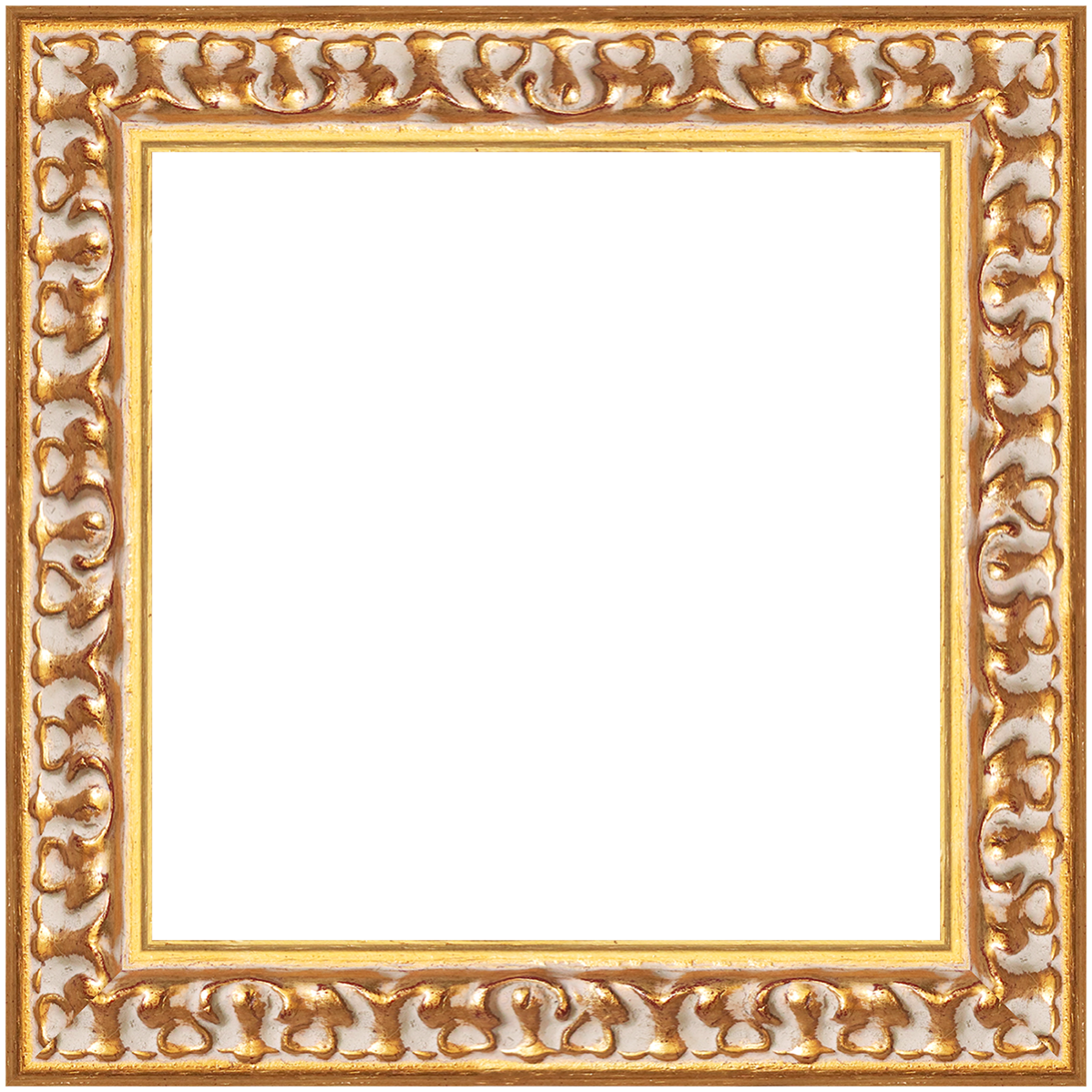 Cornice INSPIRE Baroque oro opaco per foto da 14x14 cm