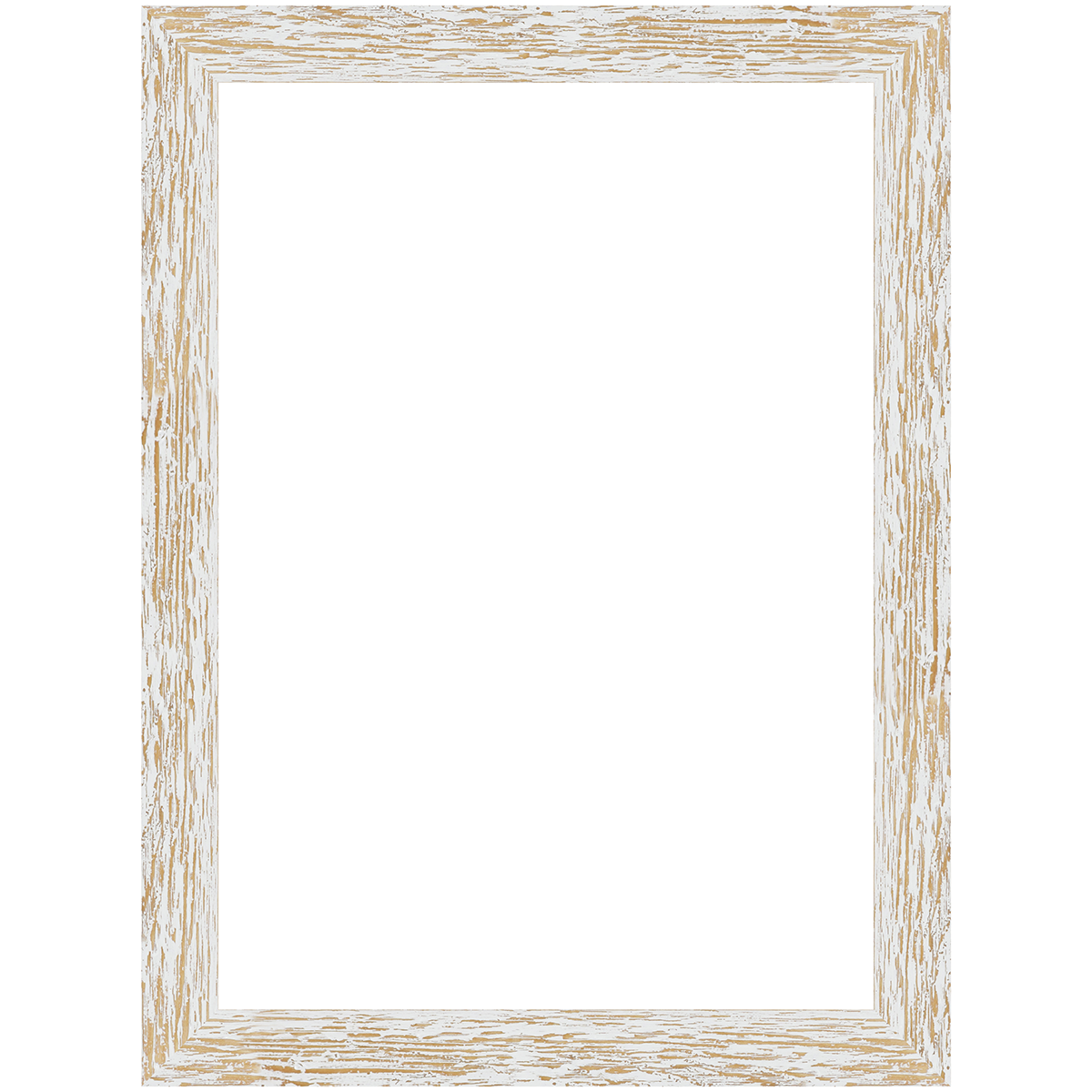 Cornice INSPIRE Fabriano bianco e oro opaco per foto da 30x45 cm