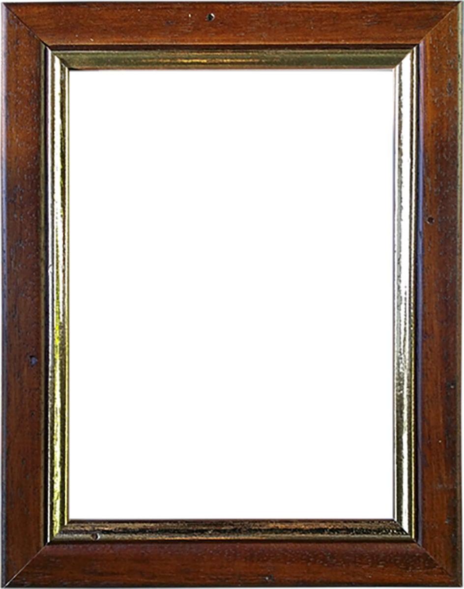 Cornice per foto in legno oro/bianco, 19 x 24 x 2 cm - Qechic