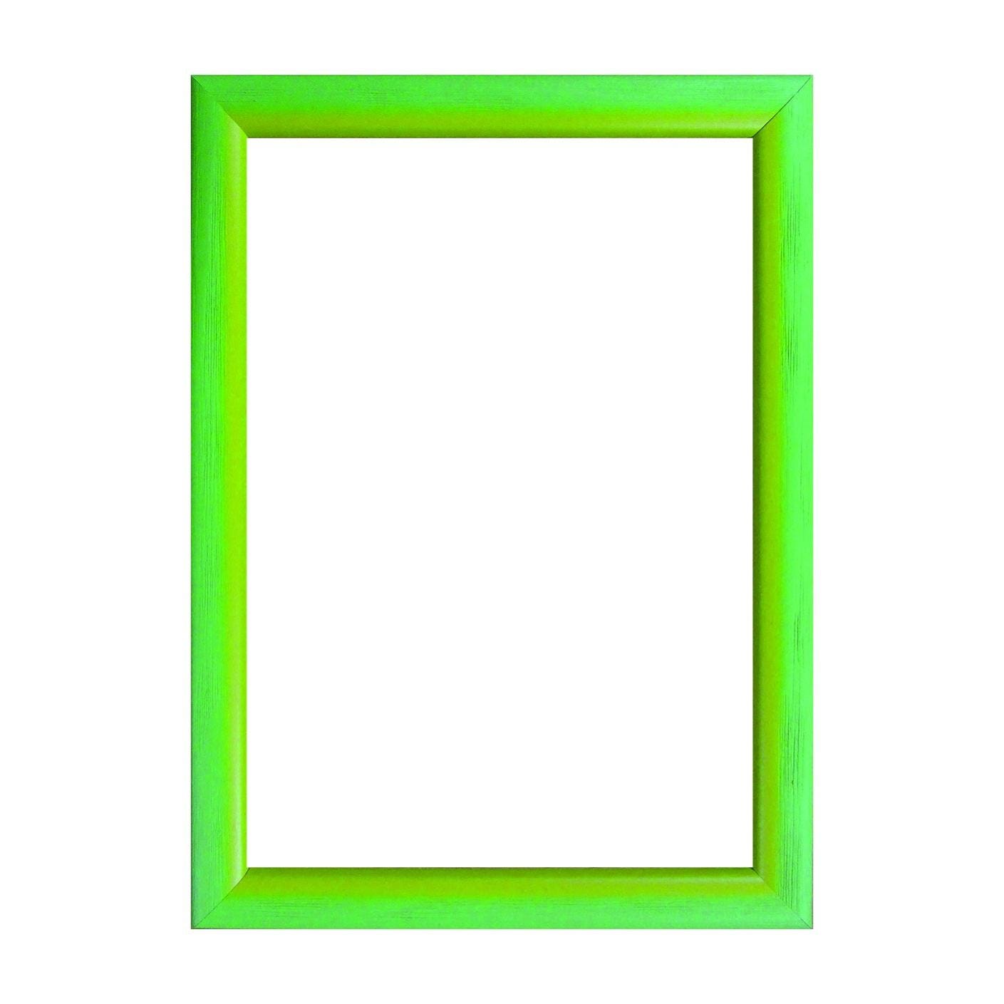 Cornice INSPIRE Bicolor verde e giallo per foto da 40x60 cm