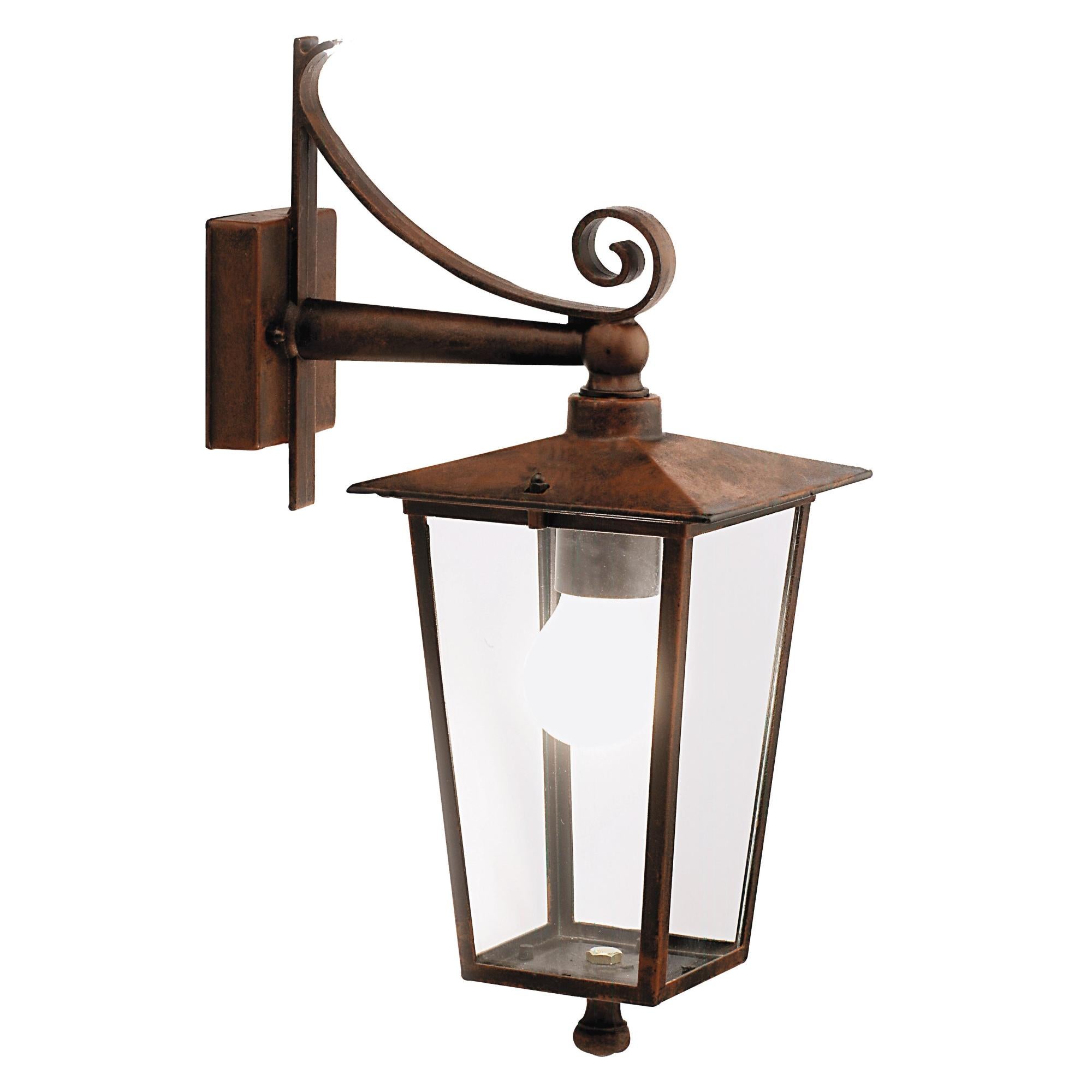 Applique discendente Notorius in alluminio, rame, E27 MAX60W IP43