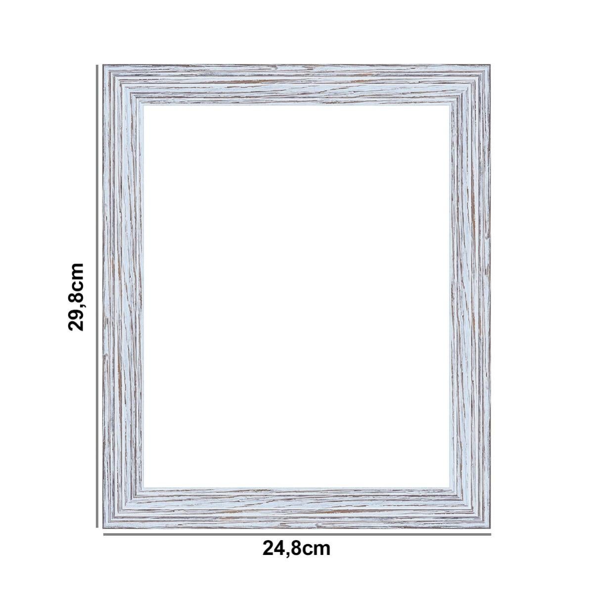 PETAFLOP Cornice In Vetro 20x25 Cm, Da Tavolo, Per Foto, Con Cavalletto, Design Semplice, Protezione Antigraffio - 4