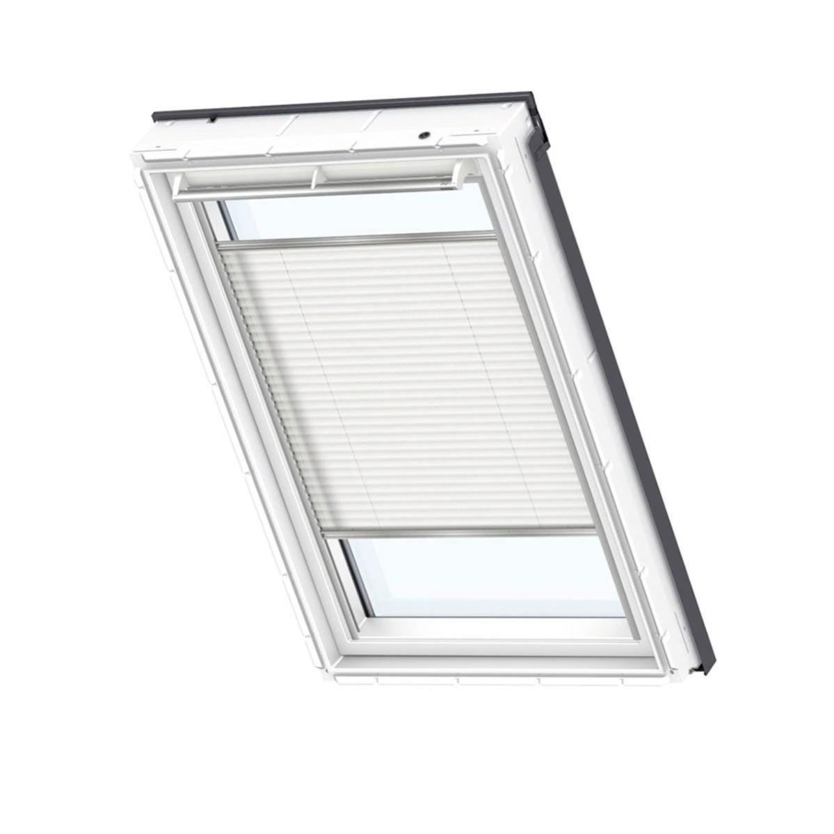 Tenda plissettata per finestra da tetto filtrante VELUX FHL P04 1016S L 94  x H 98 cm bianco