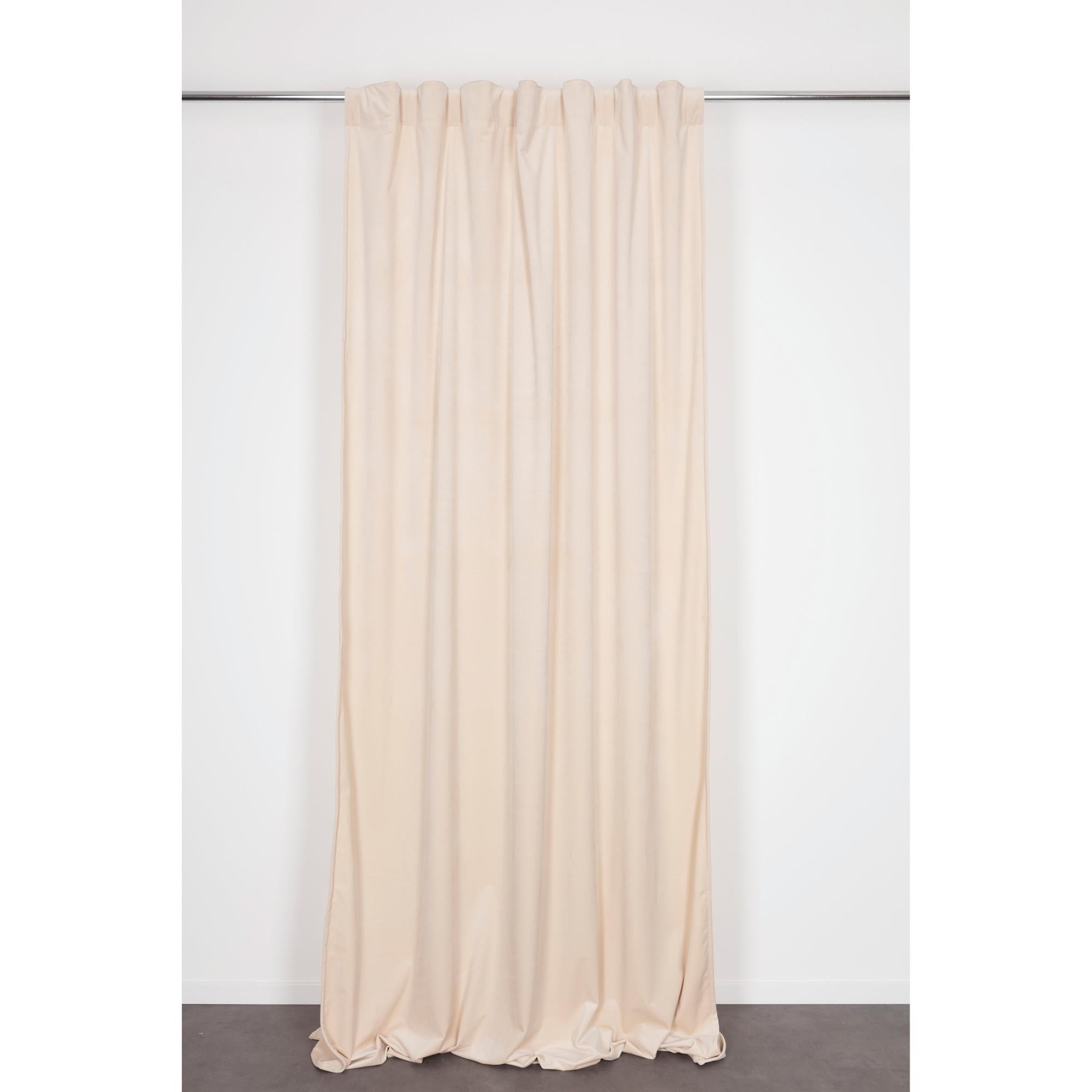 Tenda Per Interni ART VARREN Con Ricami Floreali Colorati 135x280 Cm - Poliestere Leggero Semi-Trasparente, 6 Occhielli, Bianca Con Fiori Rosastri - 4