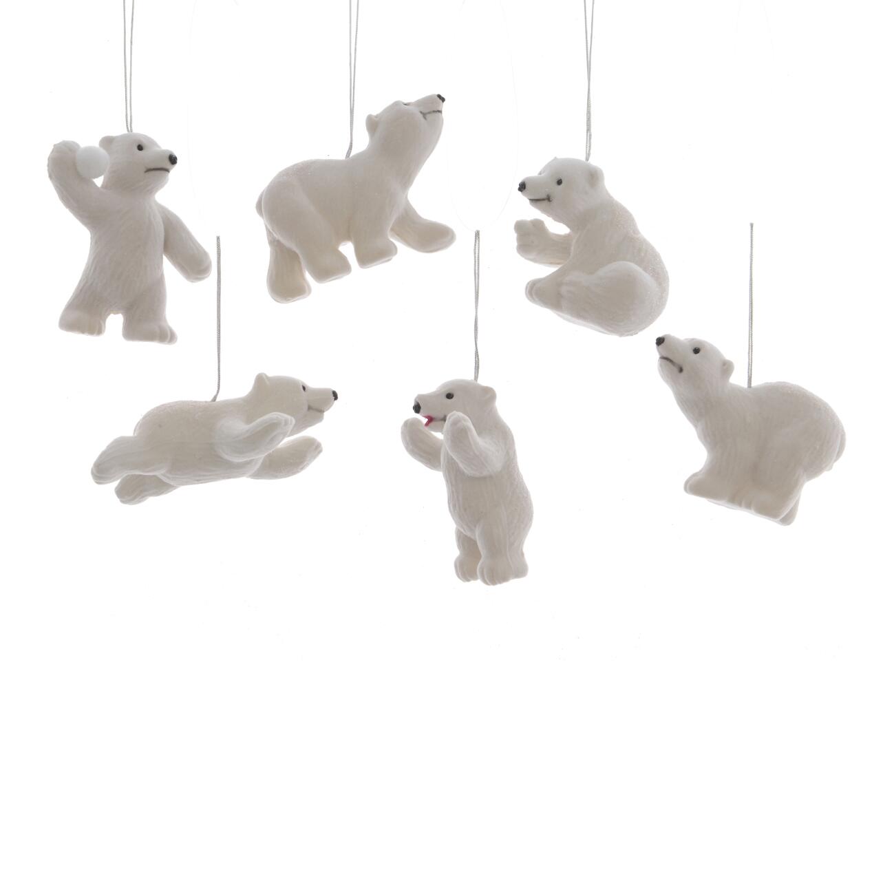 Orso Polare bianco luminoso 25 luci led pelliccioso con sciarpa decorazioni  addobbi natalizi H30 cm