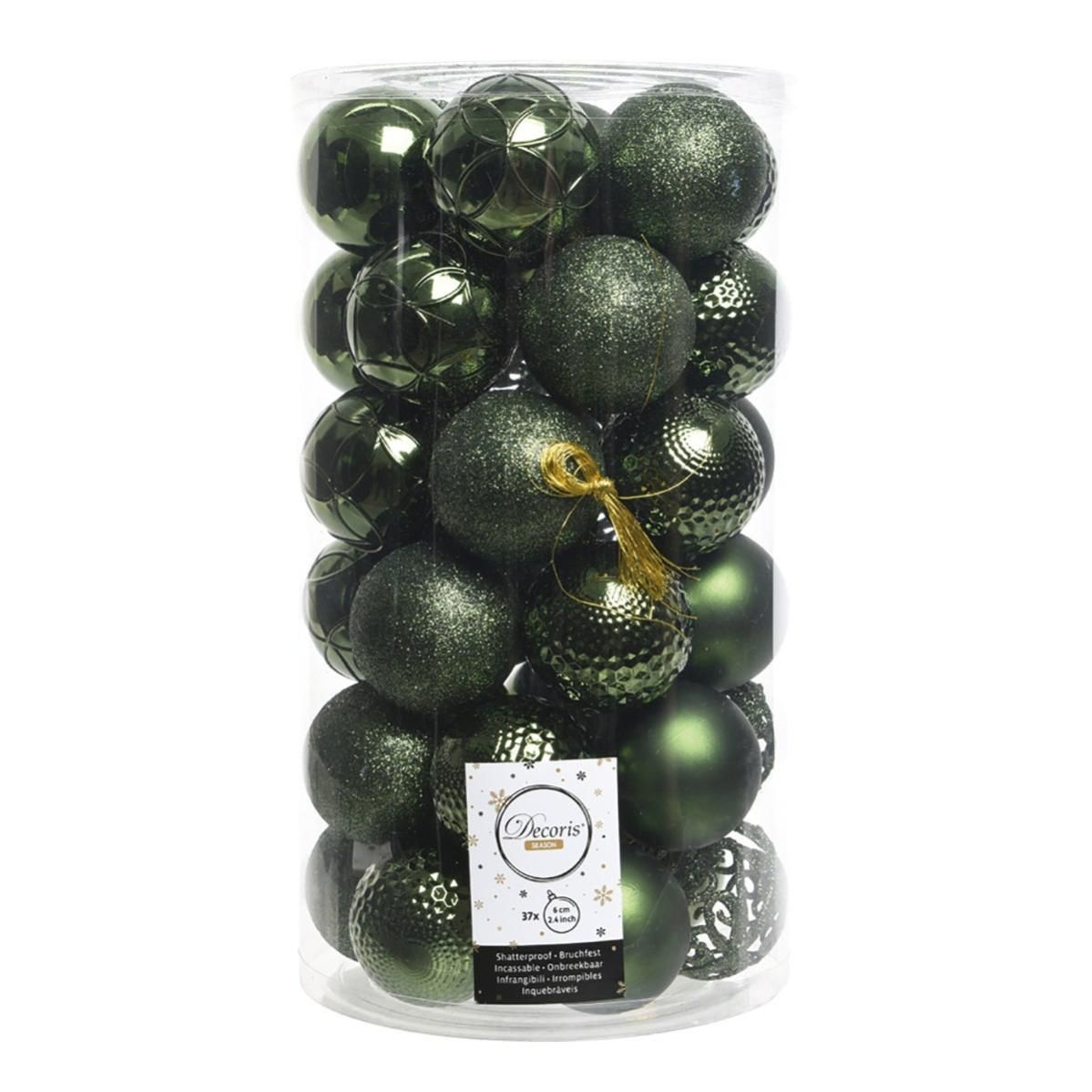 Palline Di Natale Verde Smeraldo