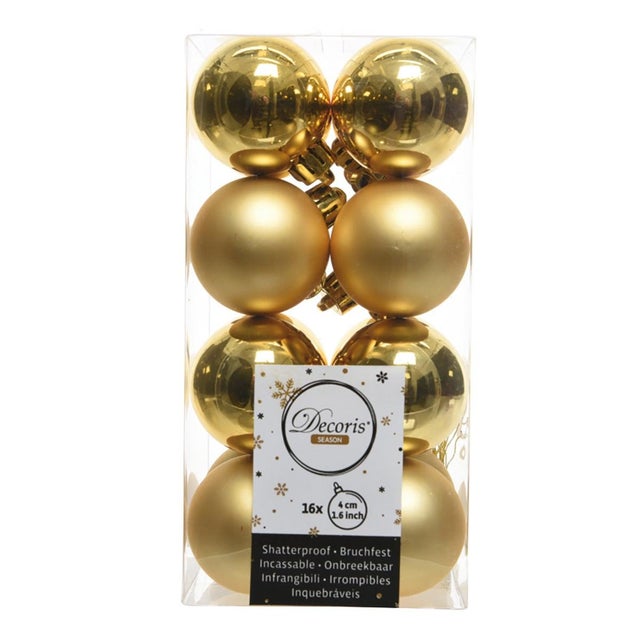 Palline e decorazioni albero di Natale oro