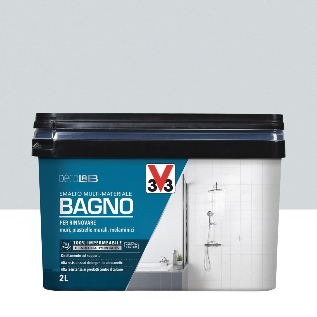 Kiwistar Adesivi Per Piastrelle – Grigio Chiaro Opaco – 19,5x19,5 Cm – 25 Pezzi – Pellicola Autoadesiva Per Cucina E Bagno - 2