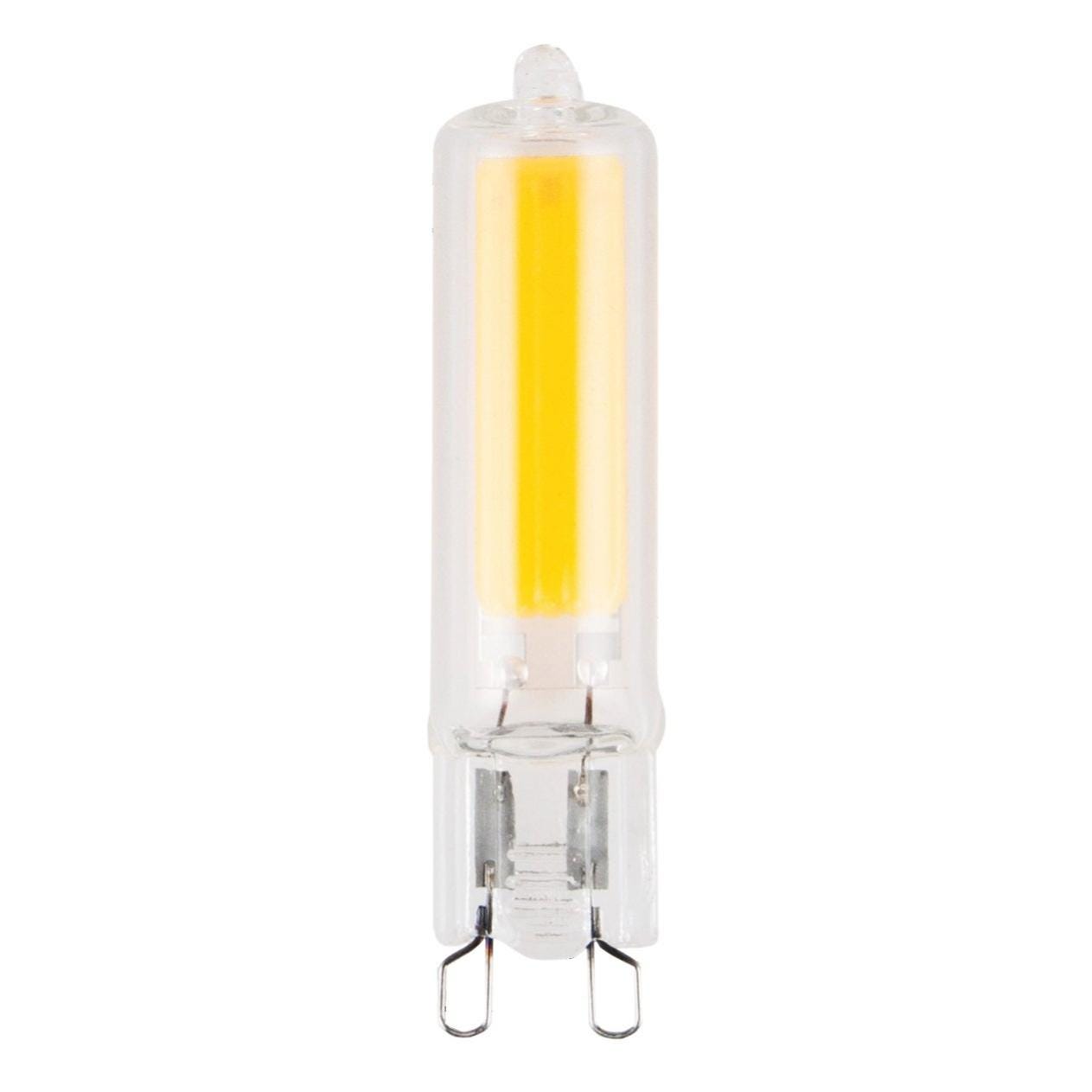 Lampadina LED, capsula, trasparente, luce fredda, 4W=420LM (equiv 40 W),  360° , LEXMAN