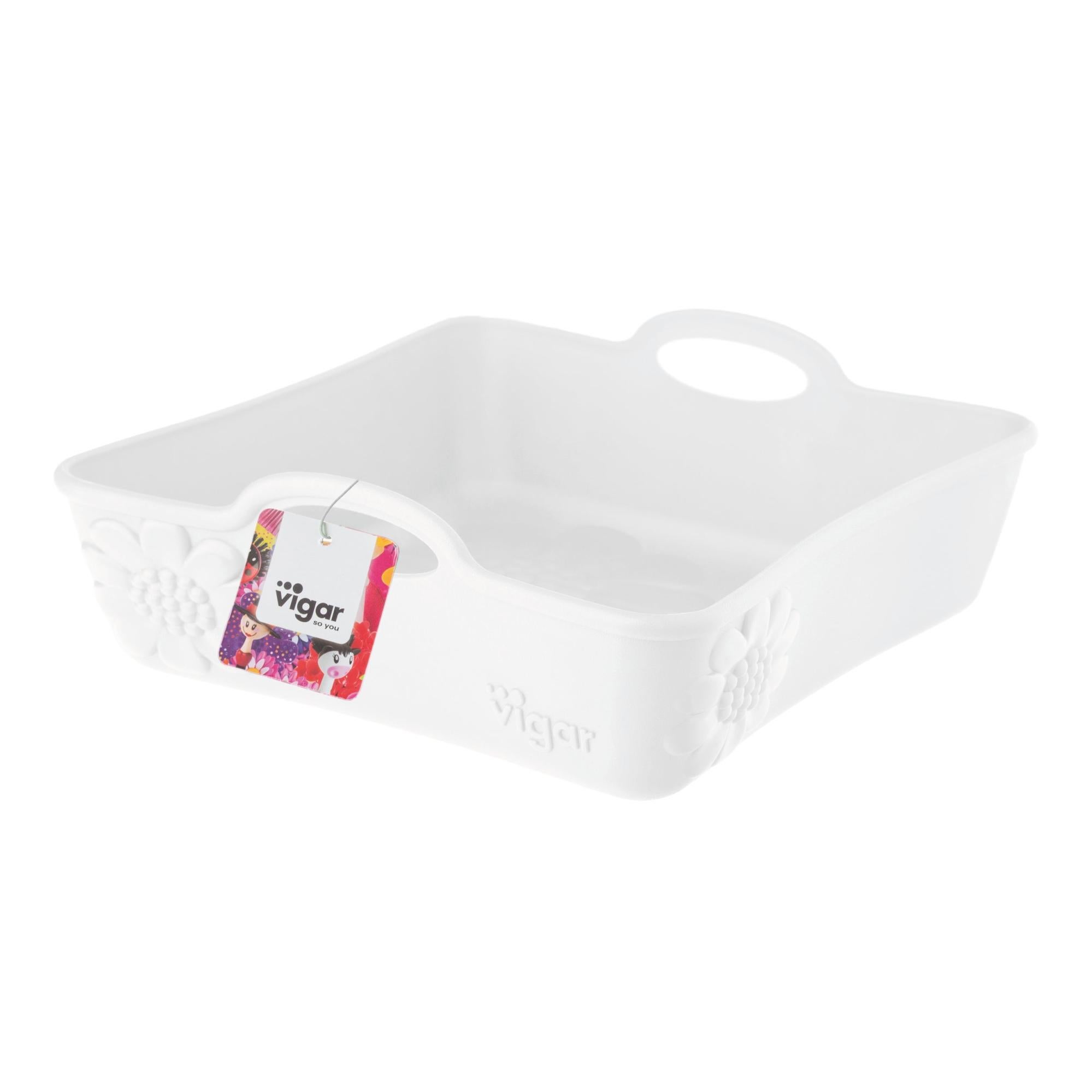 Excelsa Mehrzweckbox Mit Deckel – 20 X 13 X 8,5 Cm, Mit Peanuts-Design, Aus Weißblech