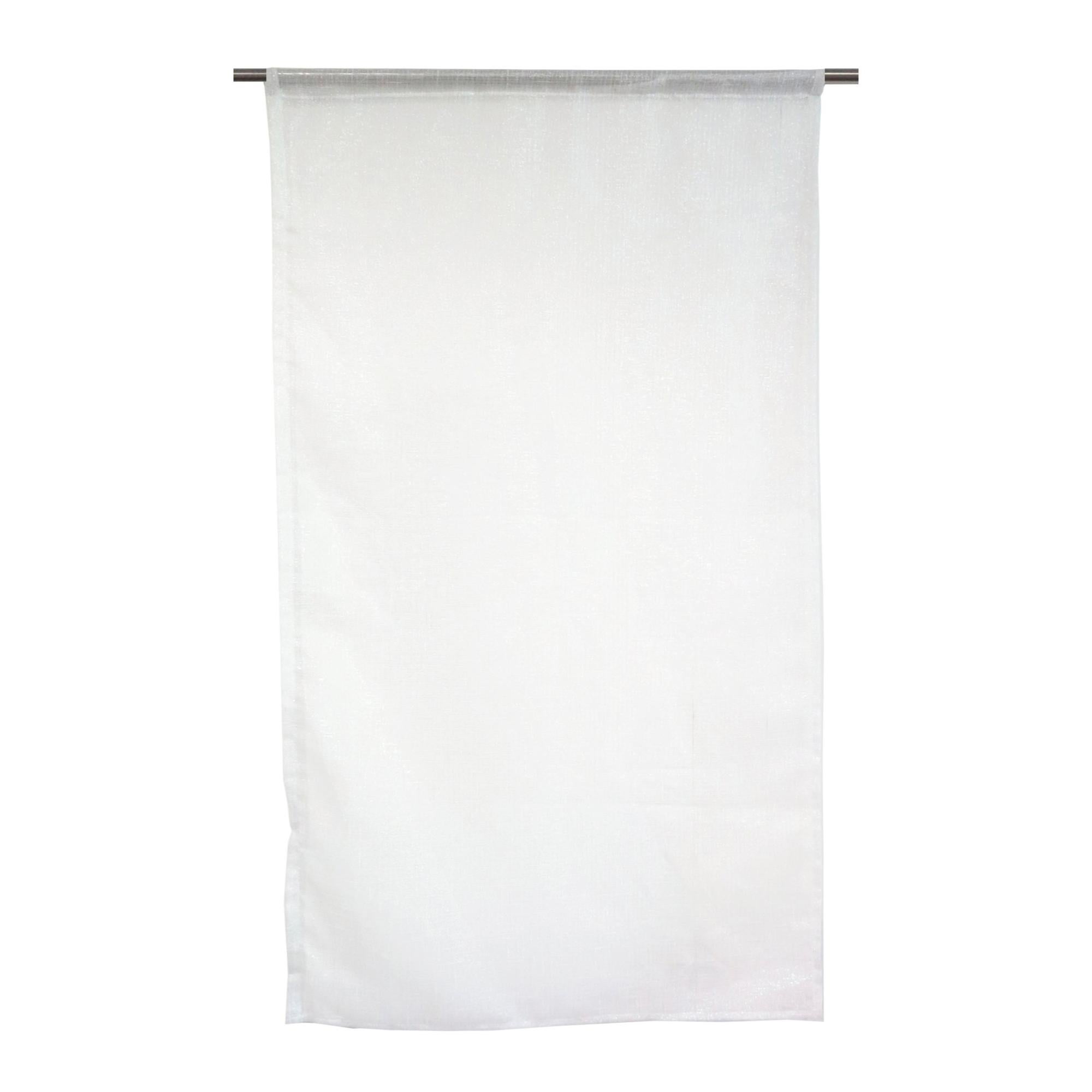 Tendina a vetro semi-filtrante Lilly bianco tunnel 90x160 cm | Leroy Merlin