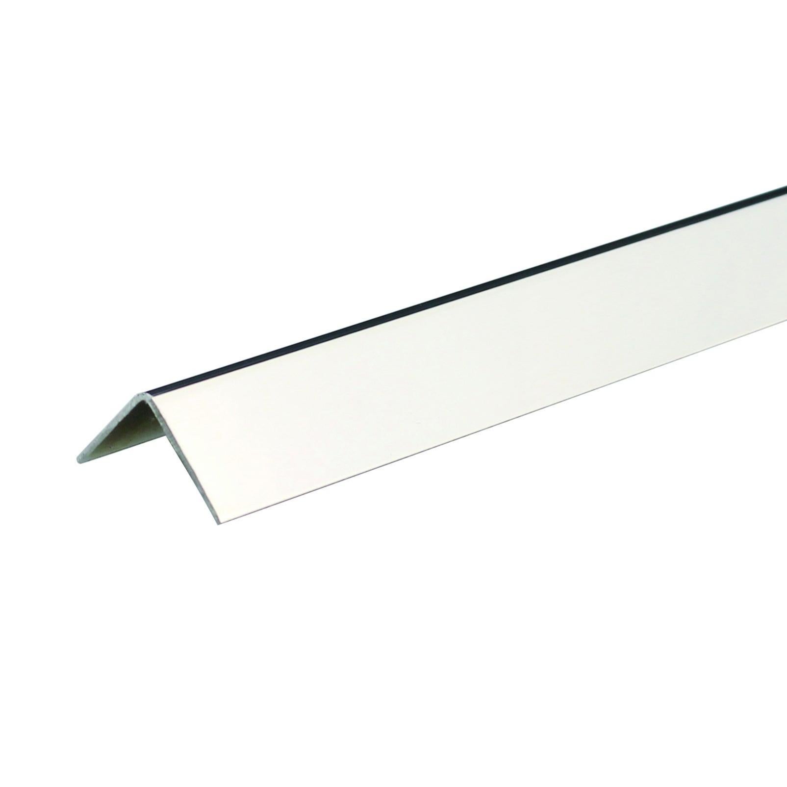 Angolari Alluminio Cromato Profilo Angolare Alluminio 10x10x1 Mm - 5 Pezzi Da 2 Metri, Argento Cromato Barra Alluminio Costruzioni - 12
