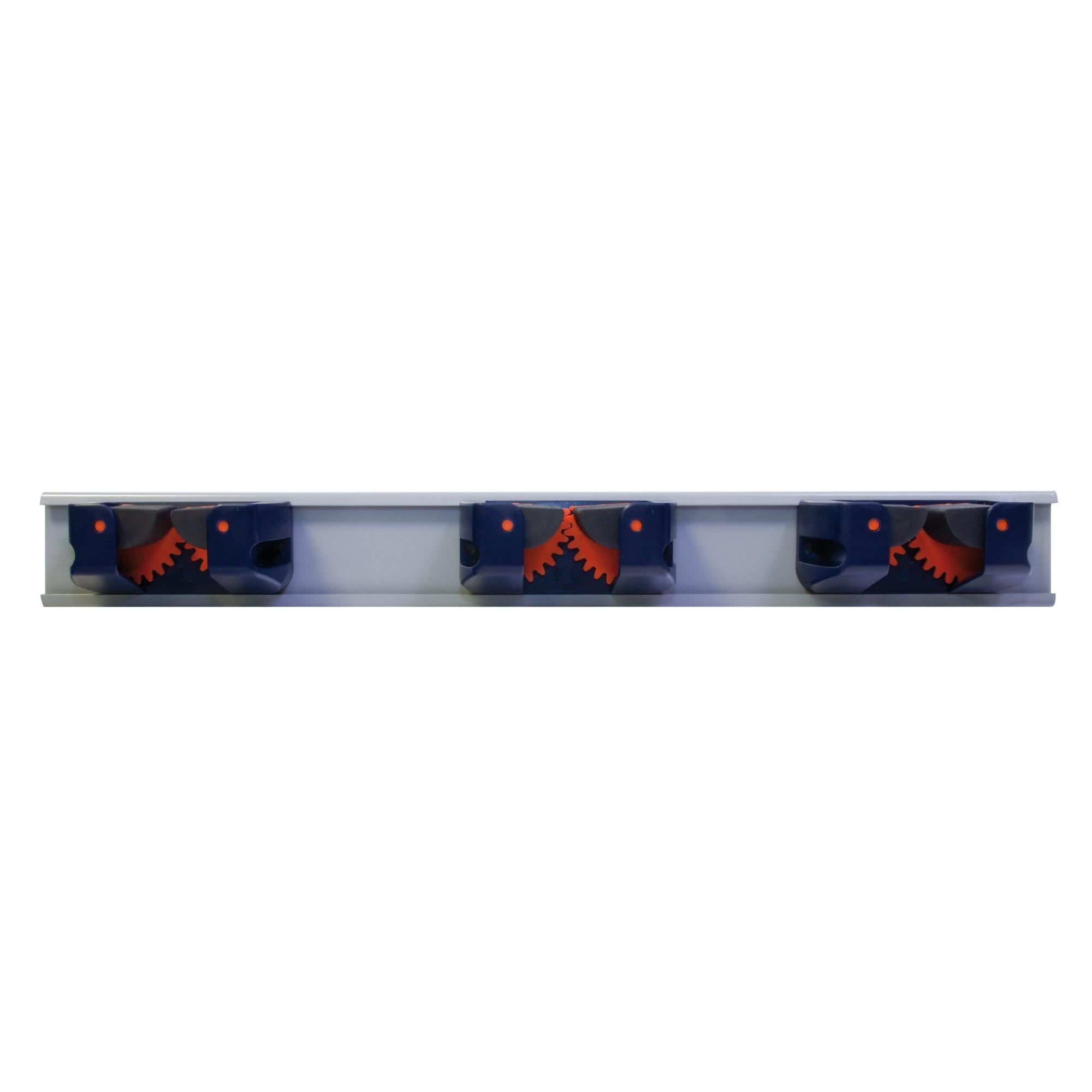 NKlaus Appendiabiti Marittimo Ancora 3 Ganci Ottone e Legno 48x7x4cm