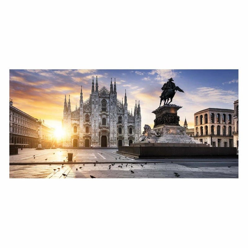 Fotomurale Milano Duomo colore multicolor, 210 x 100 cm