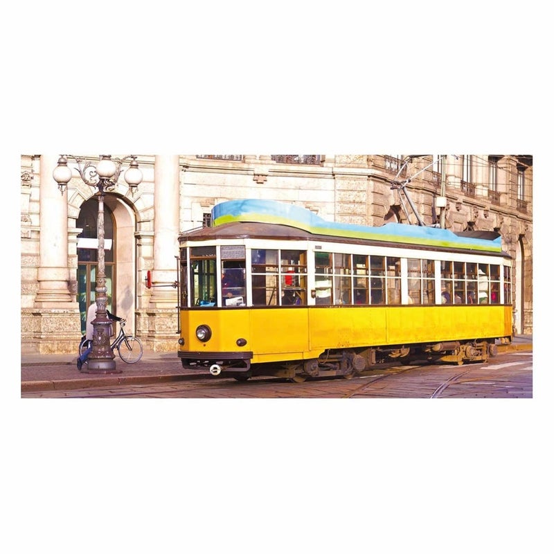 Fotomurale Milano tram colore multicolor, 210 x 100 cm
