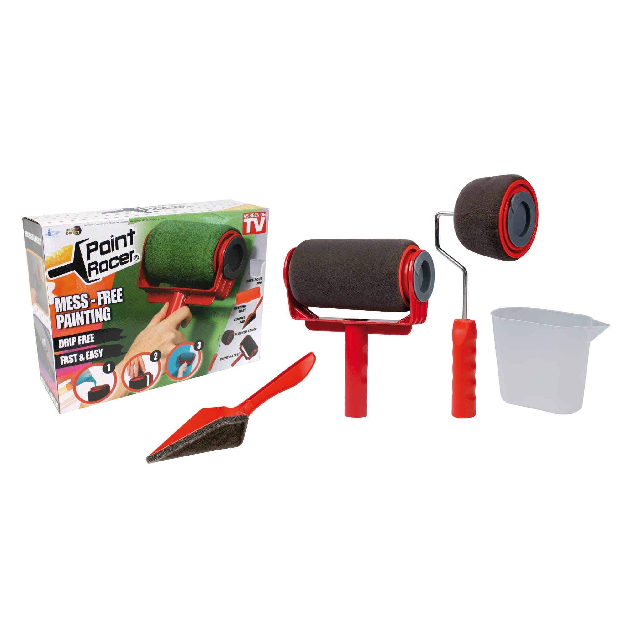 Kit rullo e vassoio Paint racer 6 pezzi | Leroy Merlin