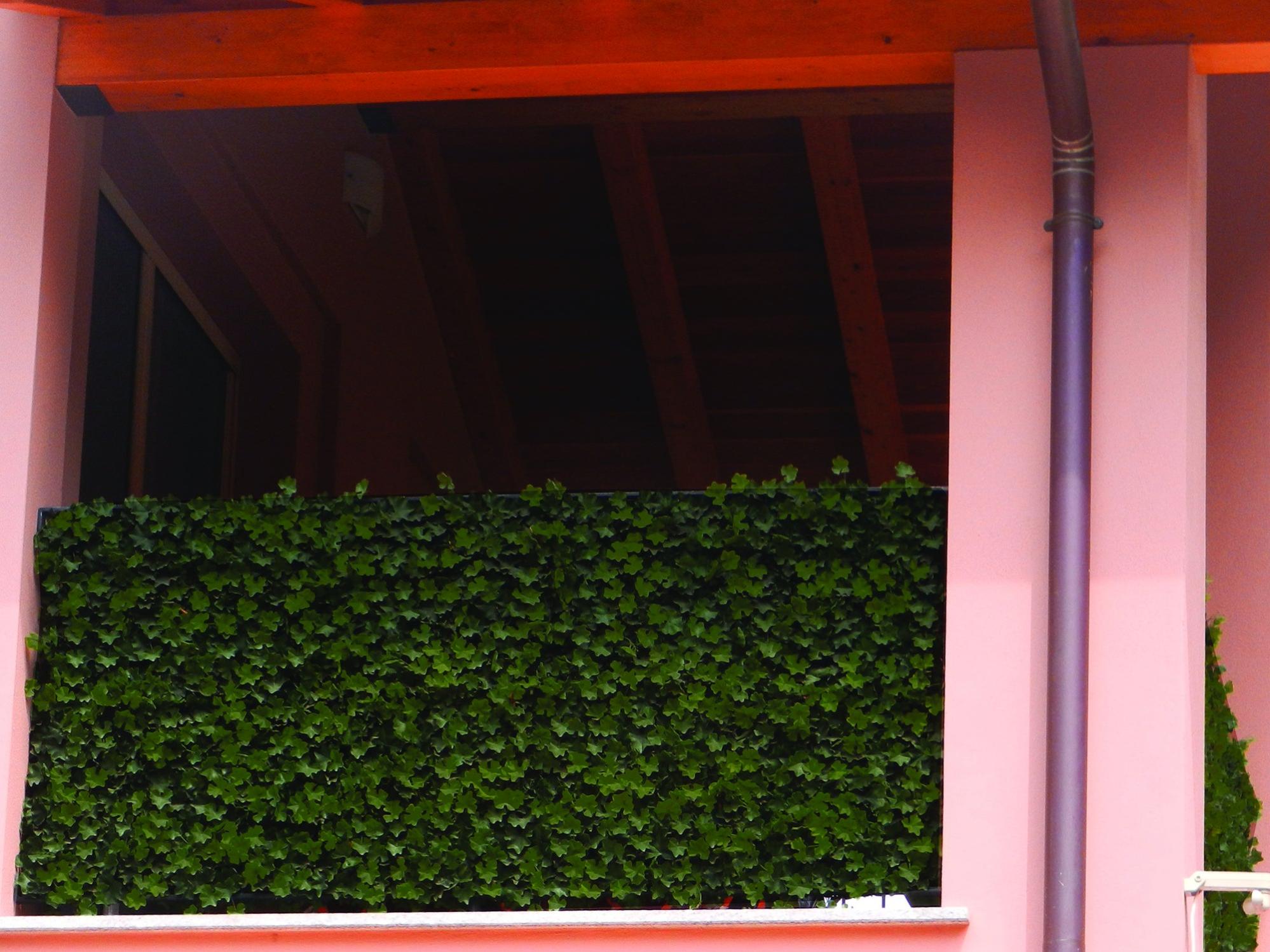 Siepe Artificiale Per Balconi,3m X 2m Finta Foglia Di Edera - Foto 5