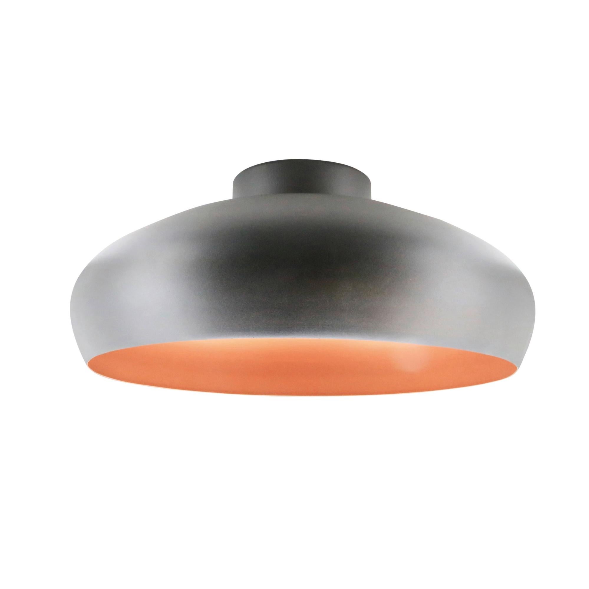 EGLO EASINGTON Plafoniera Soffitto In Acciaio Nichel - Lampadario Moderno Con Portalampada E27, 60W, Design Vintage - 5
