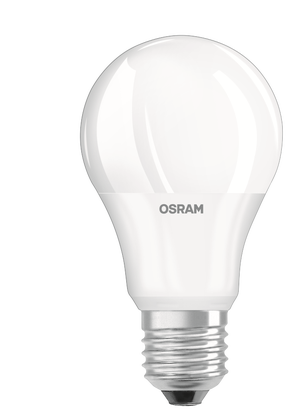 Set da 5 lampadine LED, goccia, opaco, luce calda, 8.5W=806LM (equiv 60 W),  180° , OSRAM