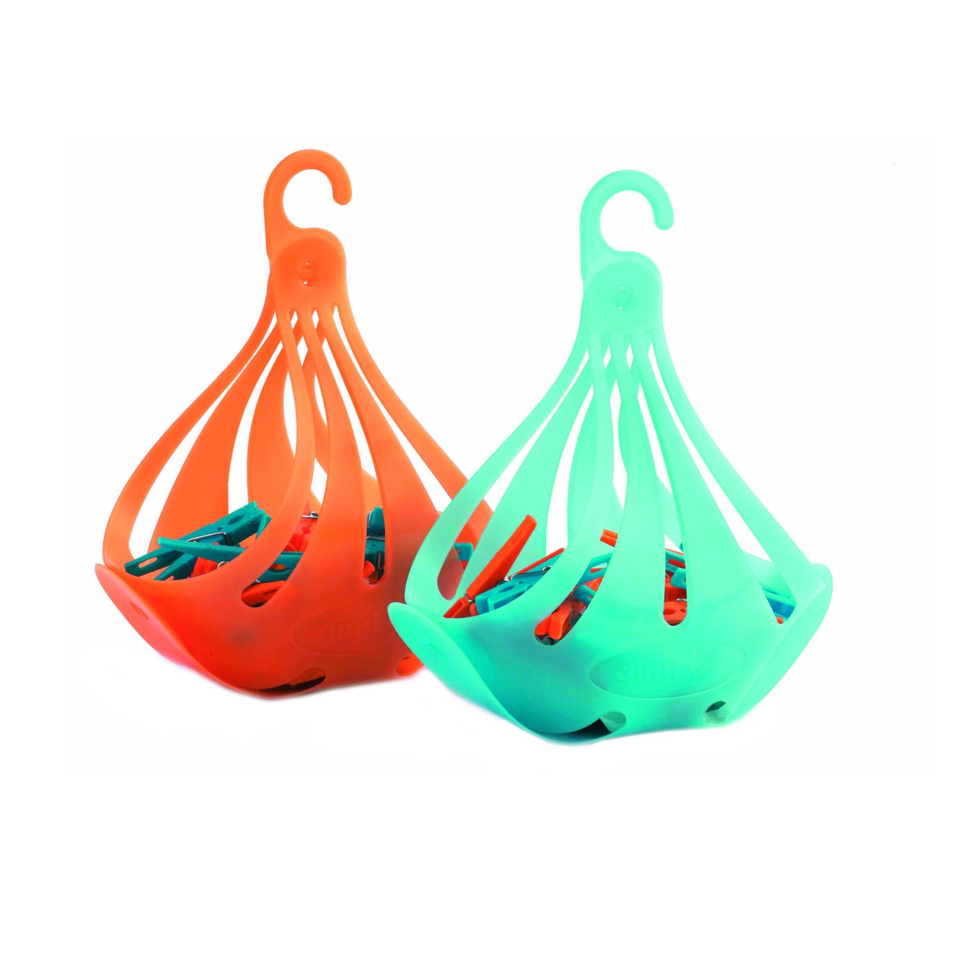48 Mollette Per Biancheria Multicolori, Plastica Resistente Con Molla In Acciaio, 7,5 Cm, Con Borsetta Rete Per La Conservazione, Fermagli Per Panni Asciugamani E Calzini - 4