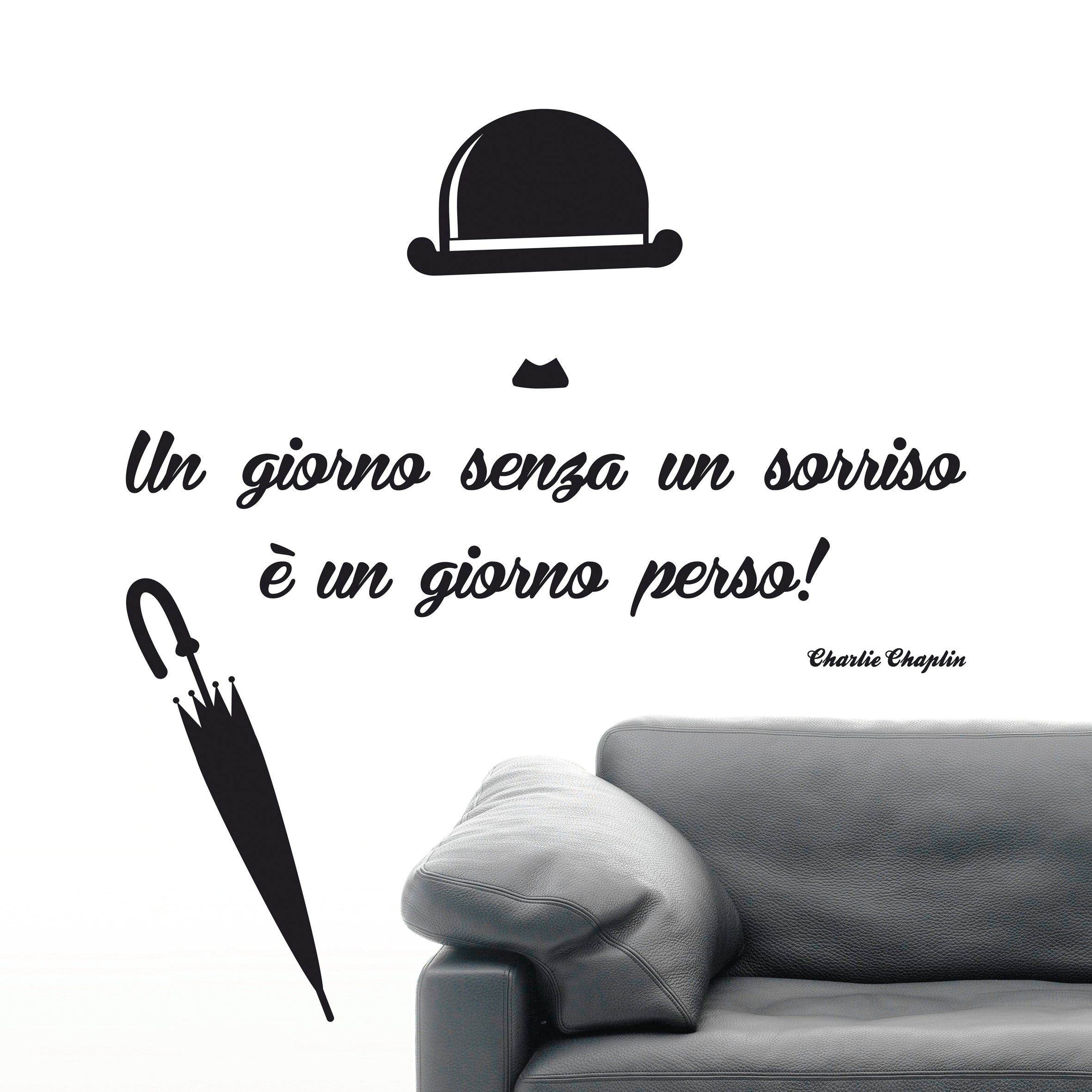 Charlie Chaplin • Un giorno senza un sorriso è un giorno perso.