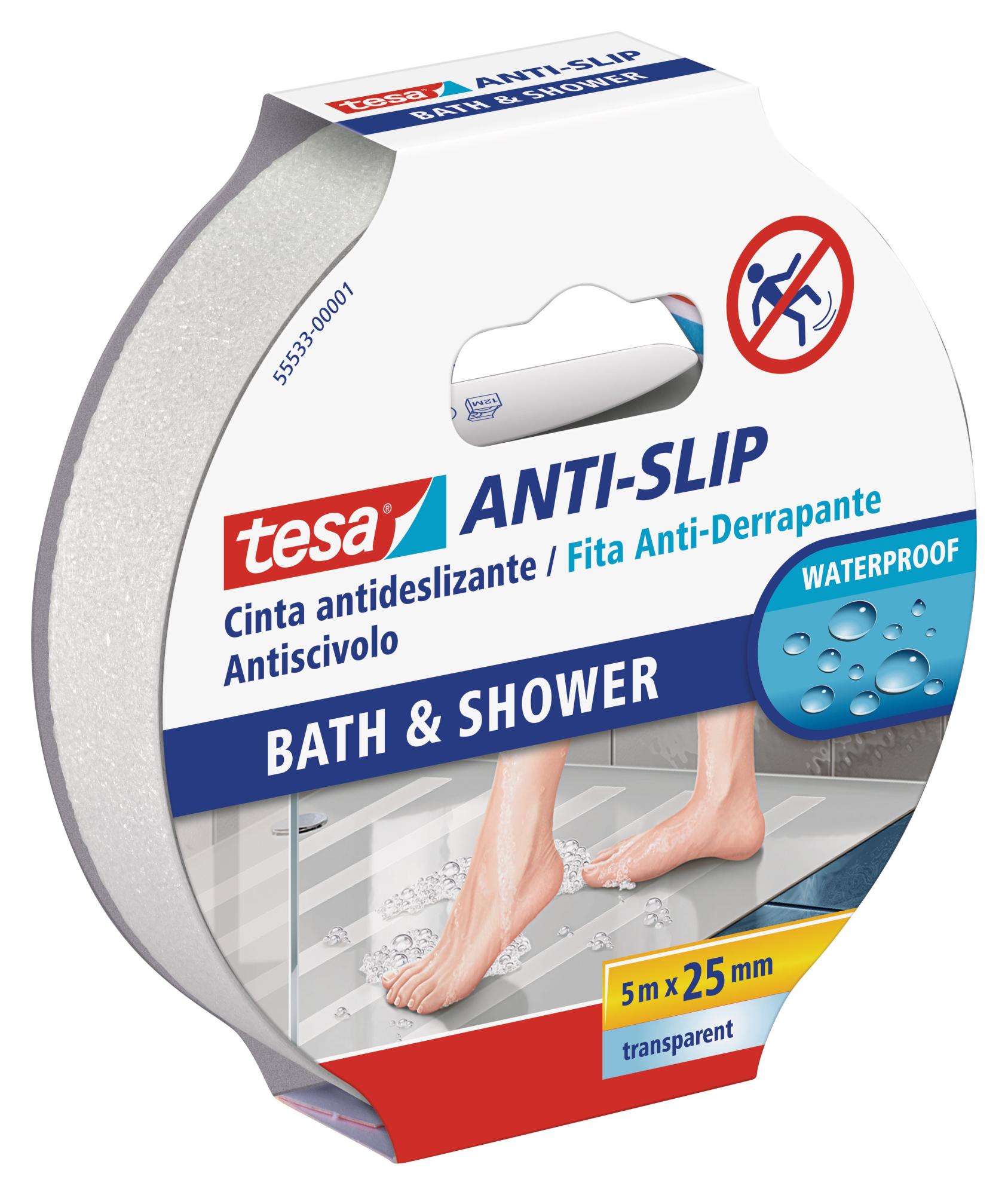 25 mm Nastro antiscivolo, trasparente
