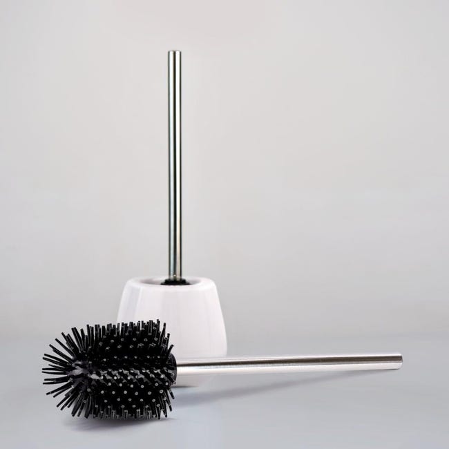 Ciuffo per spazzolino WC Ciuffo 9.3 cm in silicone nero