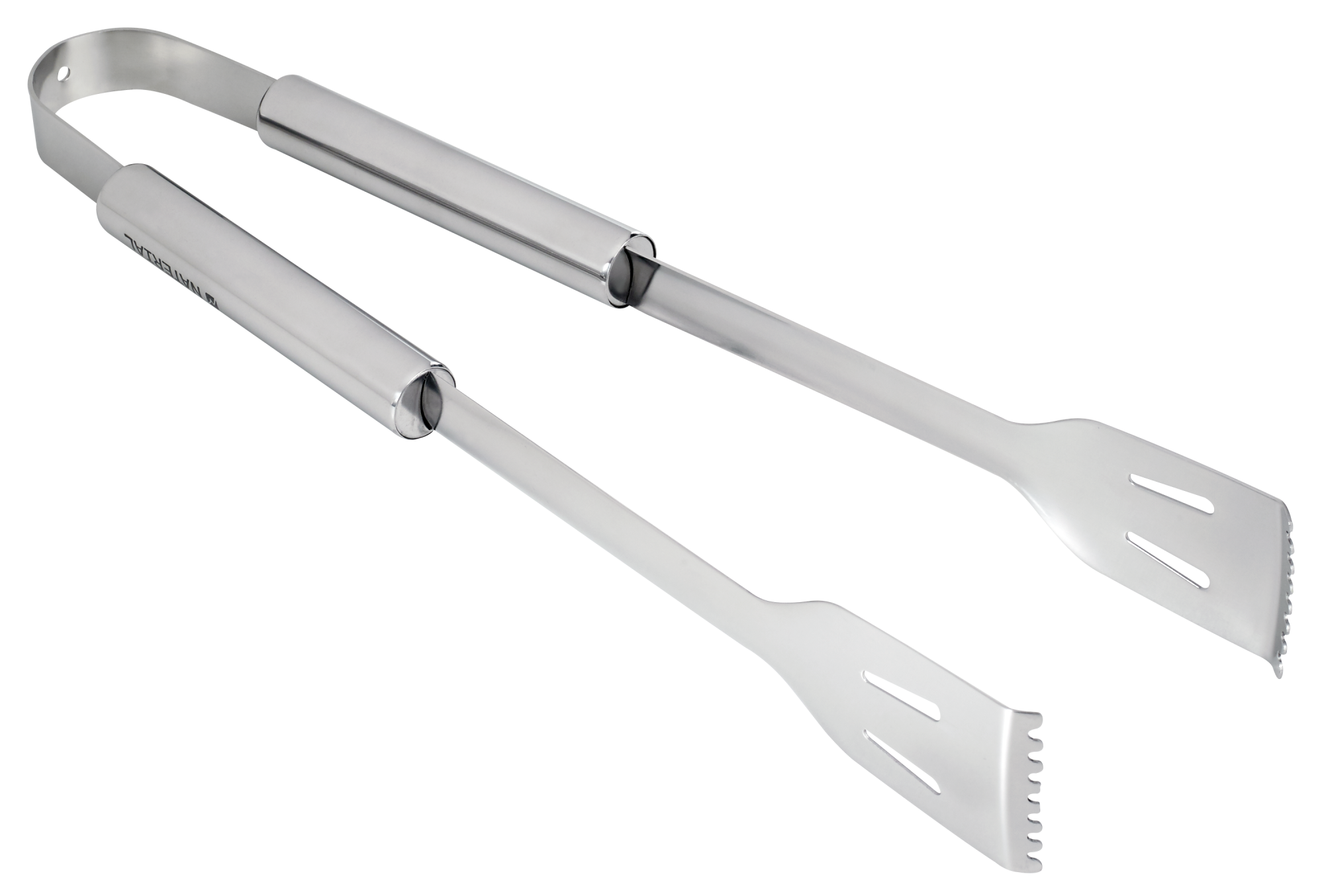 Set Di 3 Pinze Per Barbecue In Acciaio Inox Con Rulli Girevoli - 40 Cm - Con Spazzola In Silicone E Panno Metallico