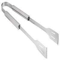 Set Di 3 Pinze Per Barbecue In Acciaio Inox Con Rulli Girevoli - 40 Cm - Con Spazzola In Silicone E Panno Metallico