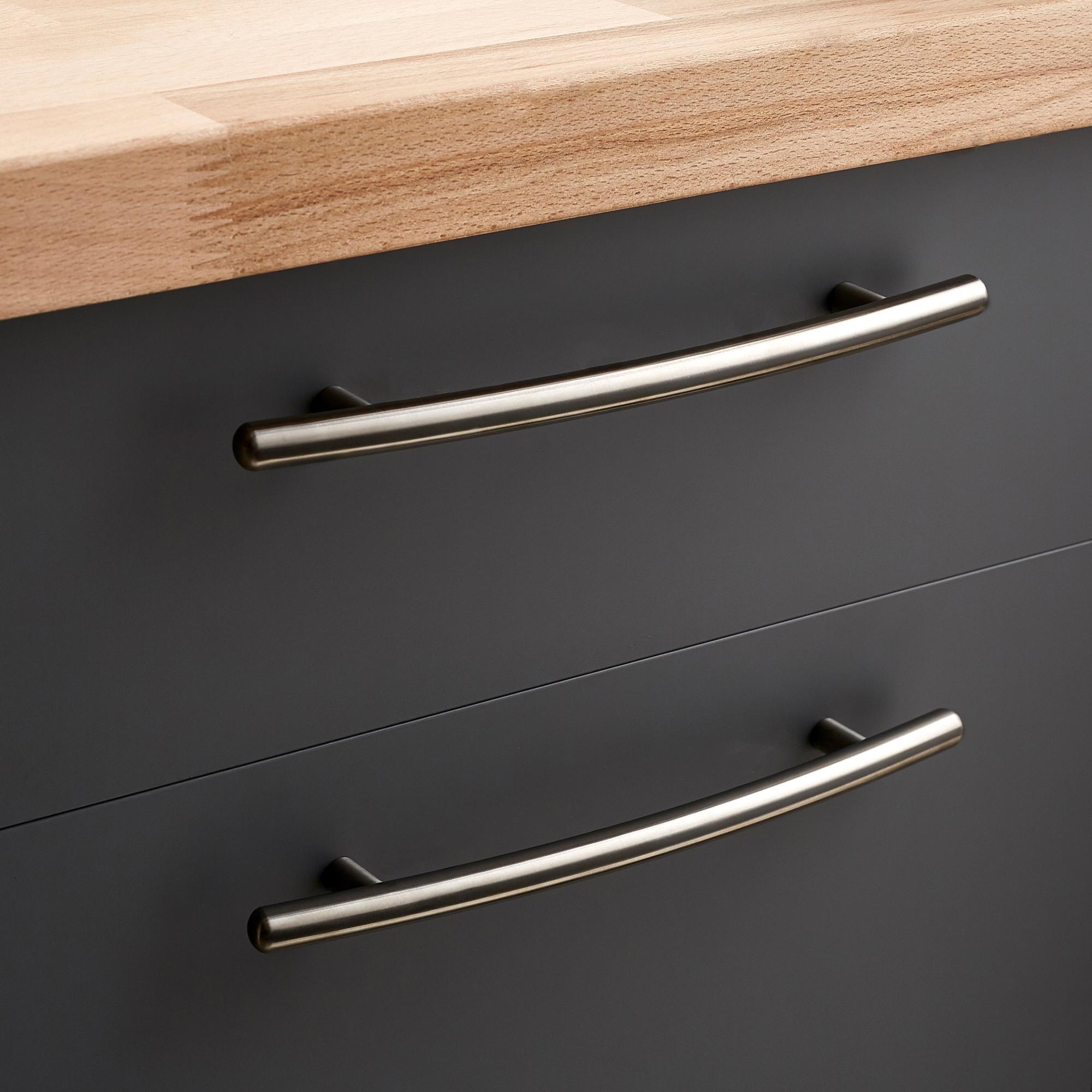 MegaChef MC-1203 Fornello Lento Triplo 2,5 Quart – Server Buffet Con 3 Pentole In Ceramica E Poggiapiedi, Finitura Argento E Nero