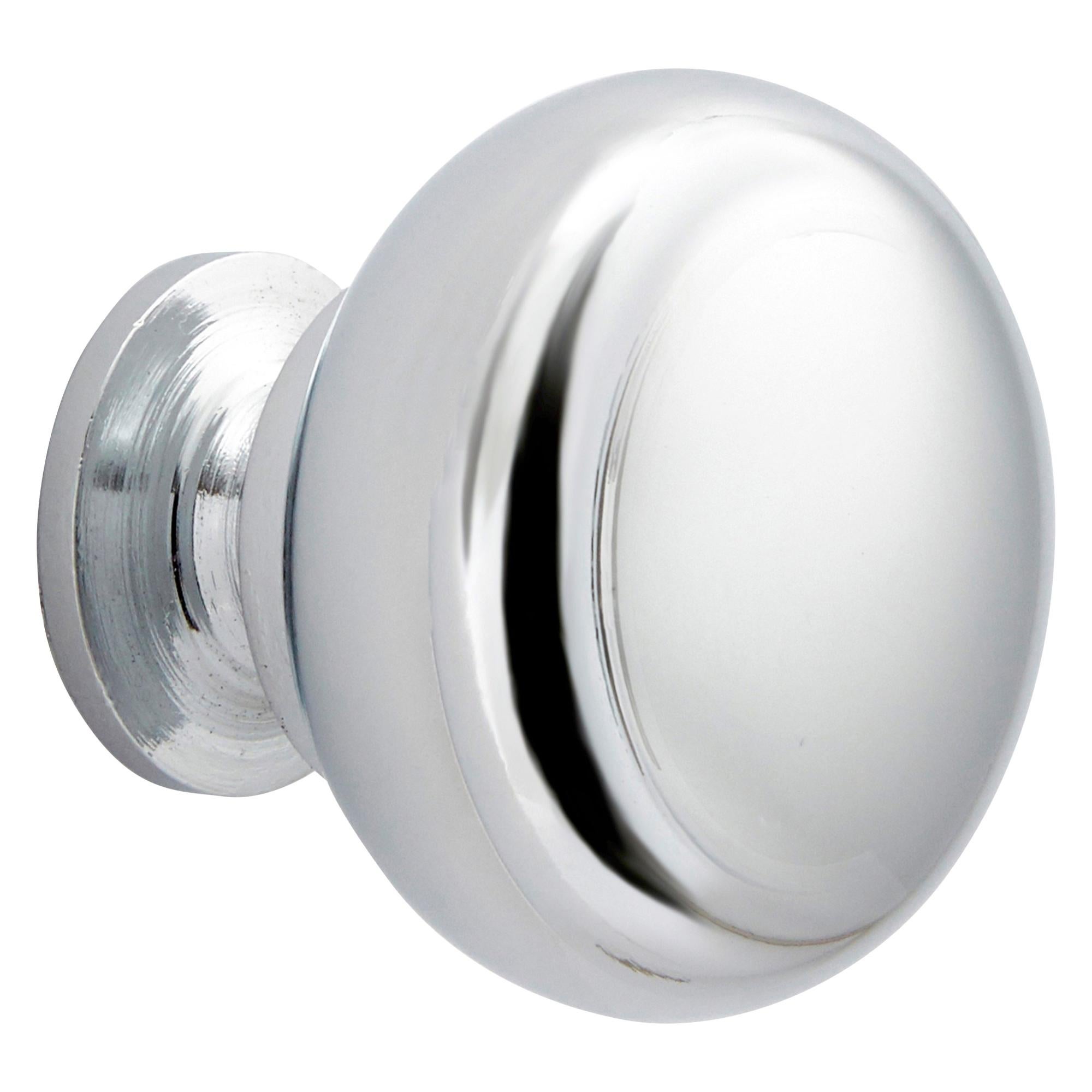 24 Pezzi Mobili Rotondo Pomelli, 30mm Argento Pomelli, Pomelli Per Cassetti Con Viti, Metallo Rotondi Piccoli Maniglia, Pomelli Per Mobili, Maniglie Monoforo Per Cassetti, Libreria, Mobili, Cucina - 4