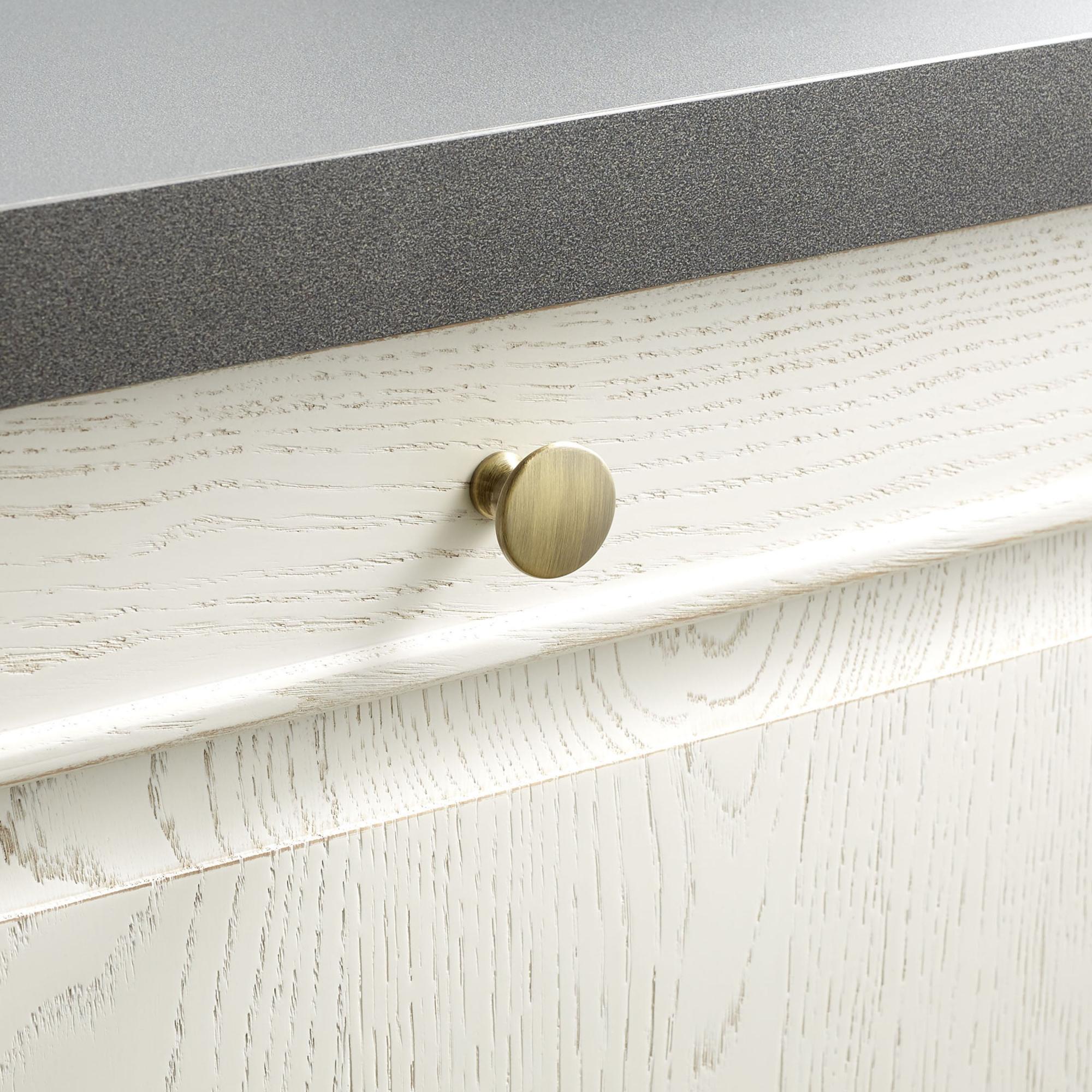 8 Pomoli Dorati Per Mobili - Diametro 29mm Con Viti | Maniglie Per Cassetti E Ante In Lega Di Zinco